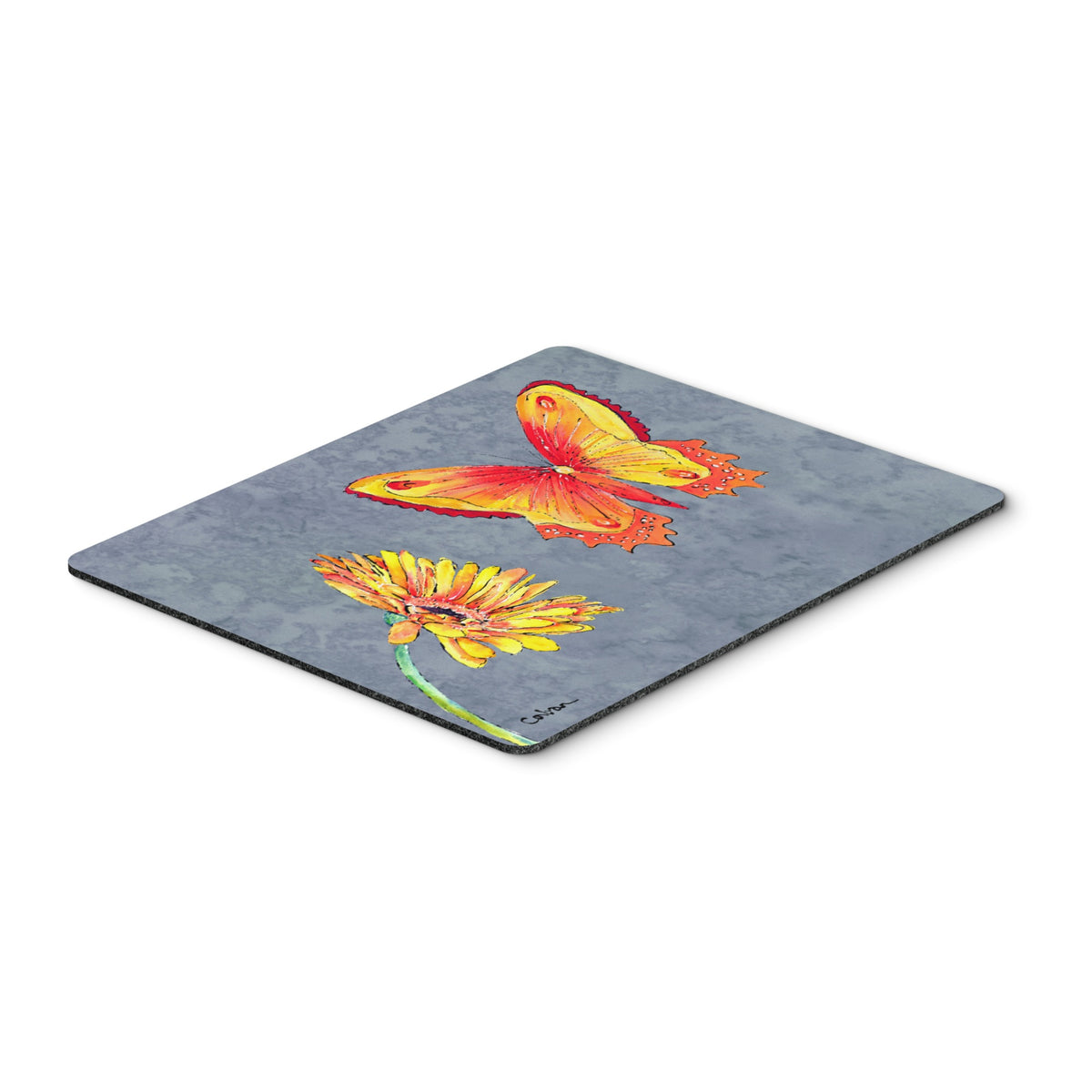 Caroline'S Treasures Gerber Daisy & Buttefly Mouse Pad/Hot Pad/Trivet (8877Mp)