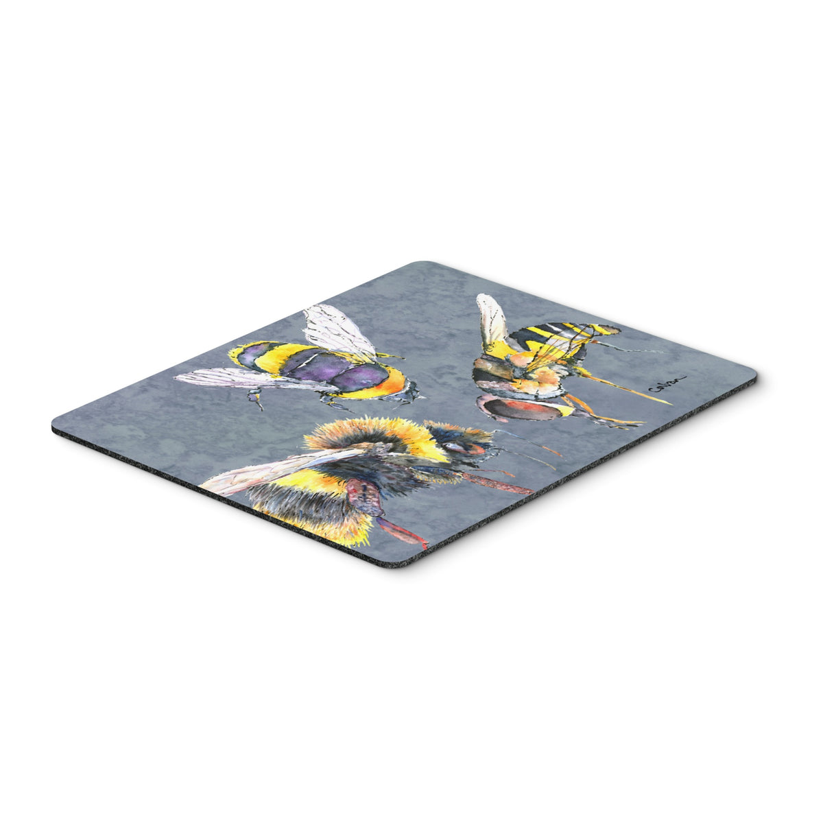 Caroline'S Treasures Bee Bees Times Three Mouse Pad/Hot Pad/Trivet (8879Mp)