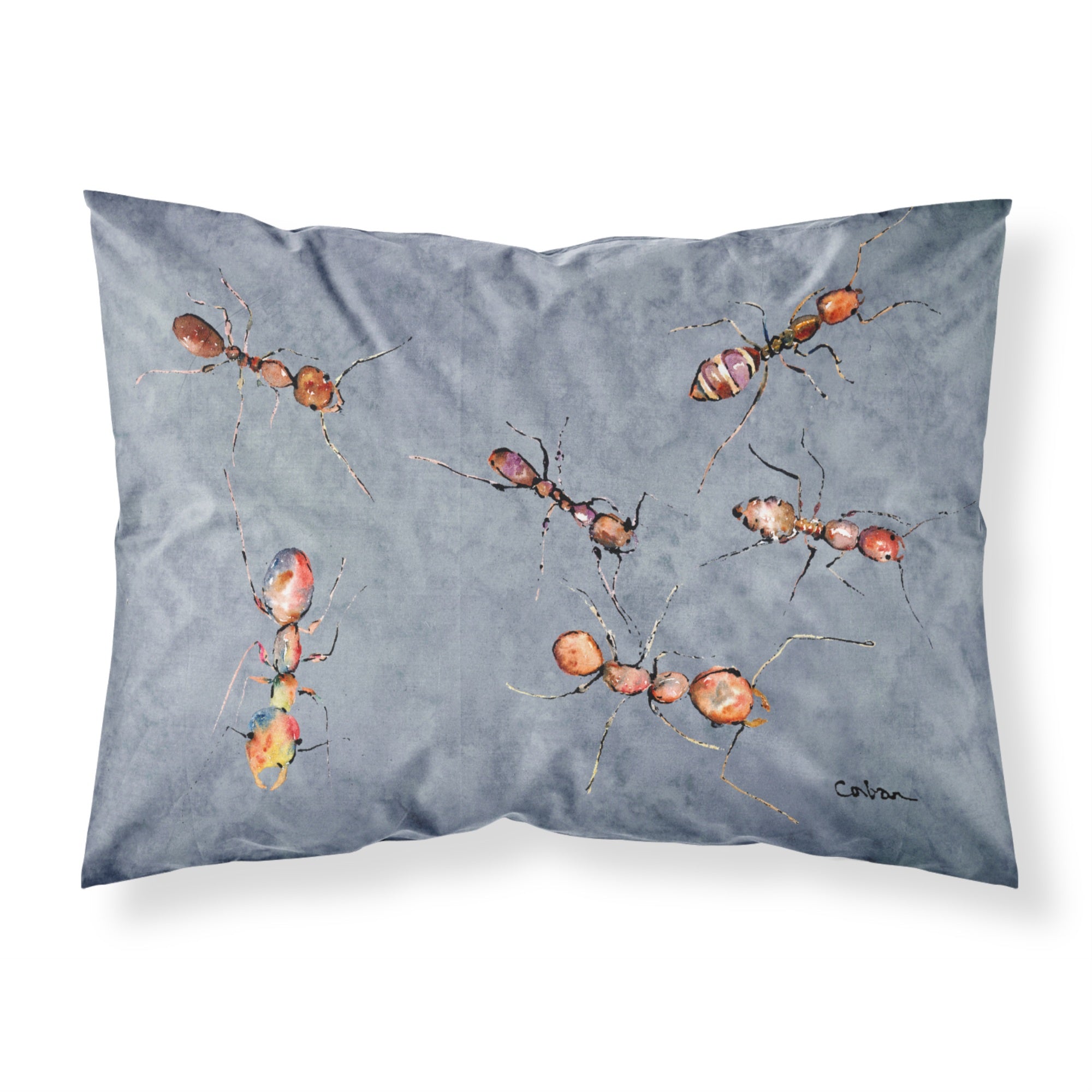 Caroline'S Treasures 8880Pillowcase Ants Moisture Wicking Fabric Standard Pillowcase, Large, Multicolor