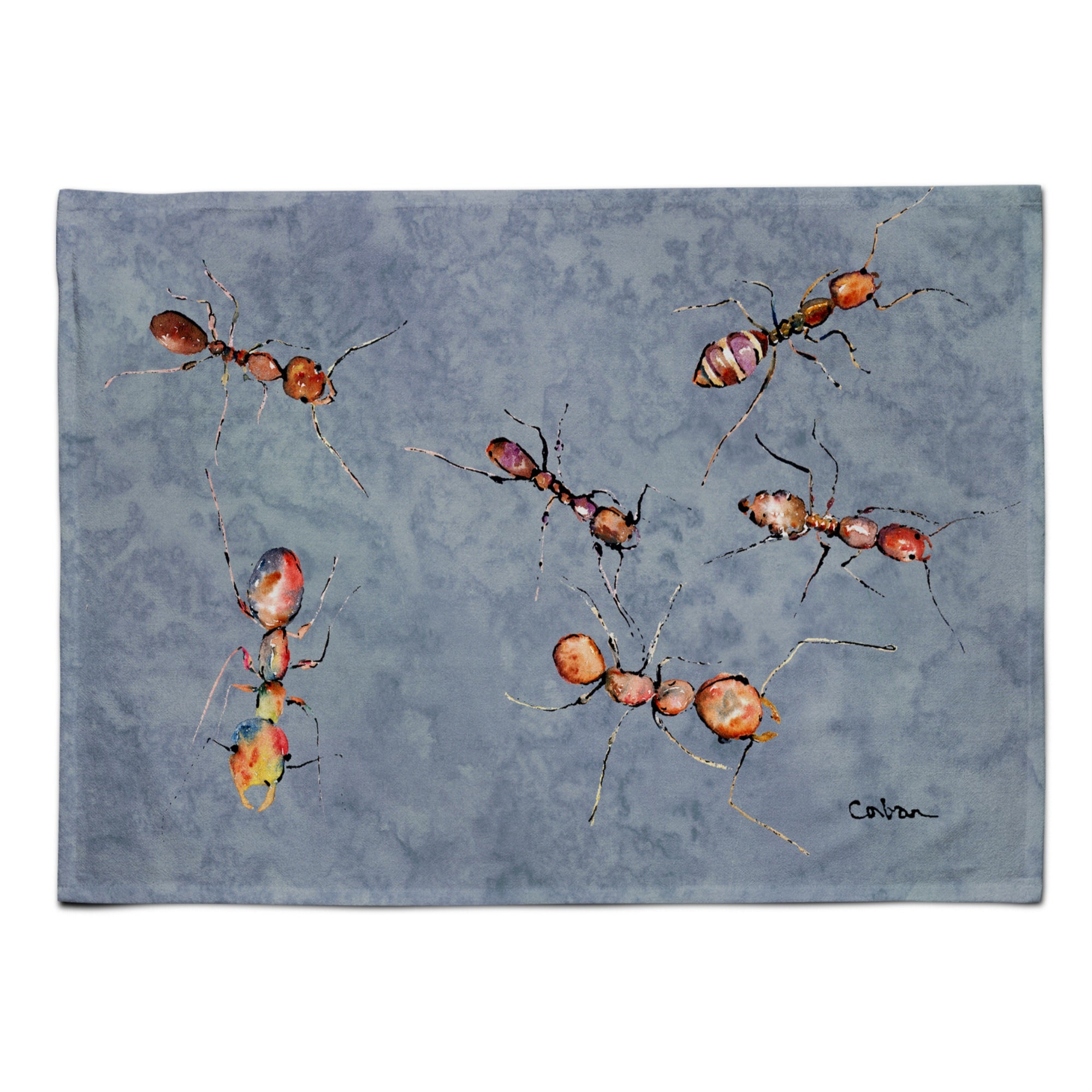 Caroline'S Treasures 8880Plmt Ants Fabric Placemat, Multicolor