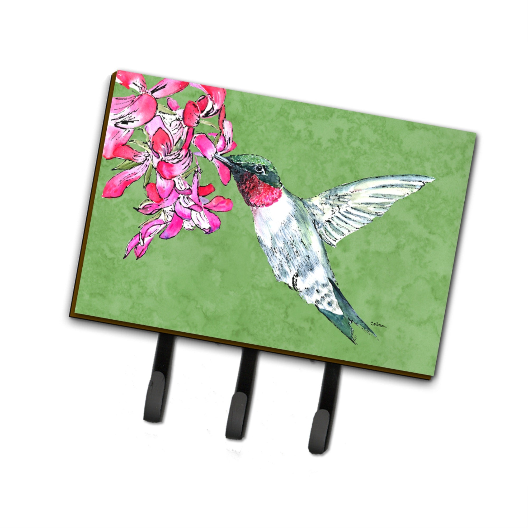Caroline'S Treasures 8886Th68 Hummingbird Leash Or Key Holder, Large, Multicolor