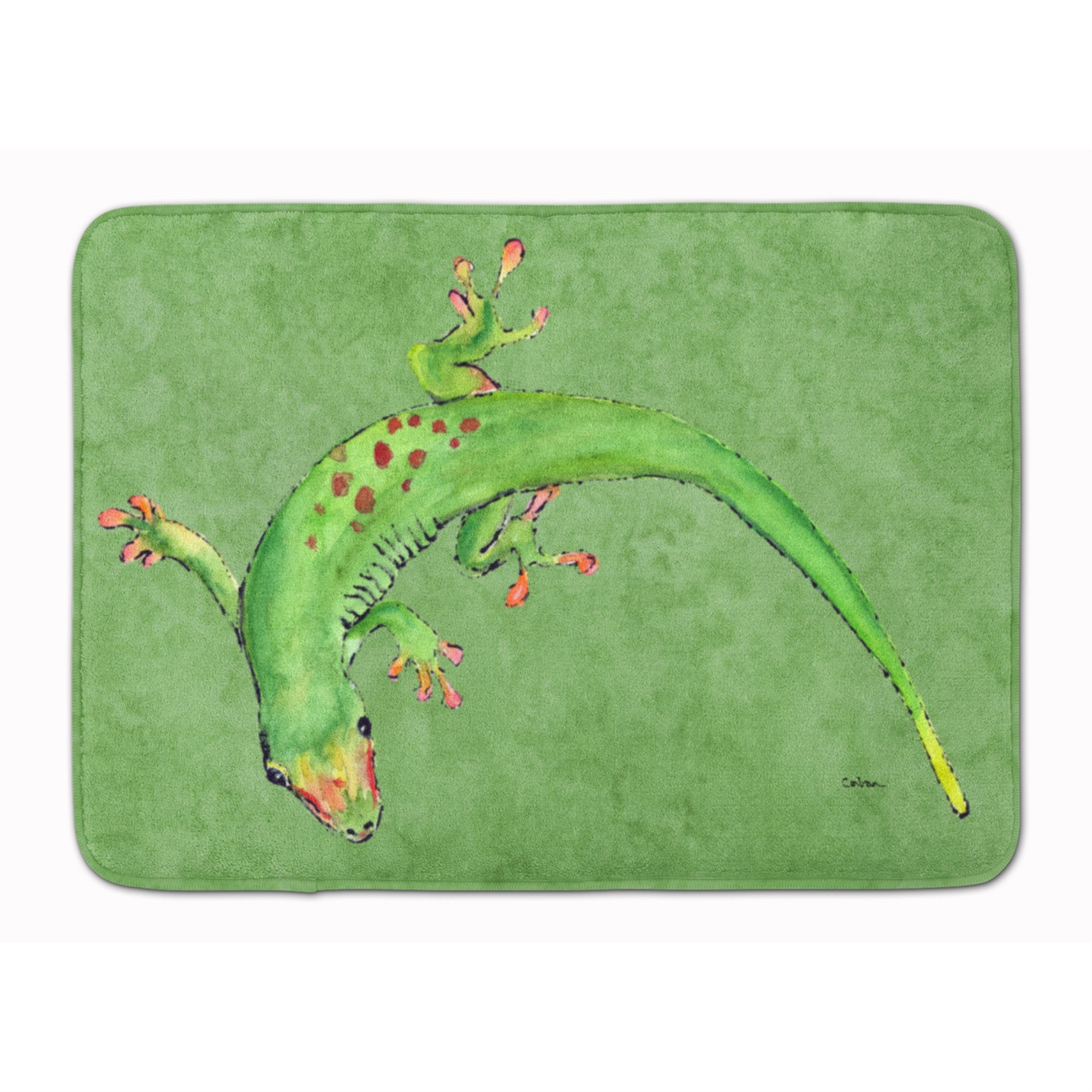 Caroline'S Treasures Gecko Floor Mat, 19 X 27, Multicolor
