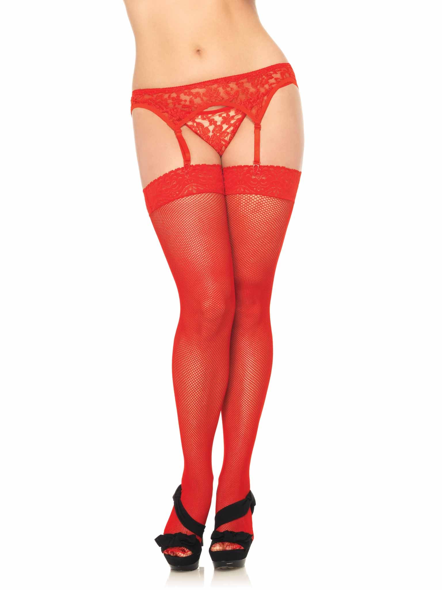 Lace Garter Belt W/Thong( 6 Pc