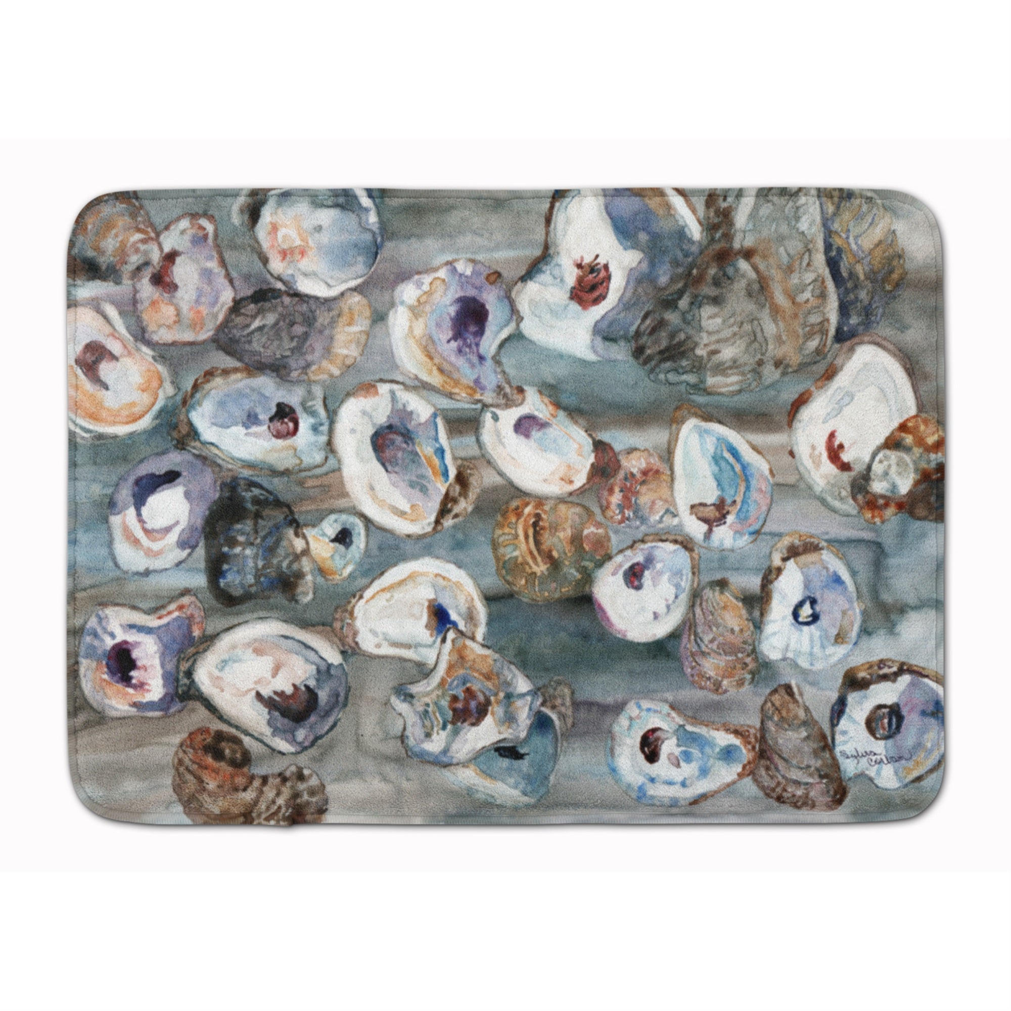 Caroline'S Treasures Bunch Of Oysters Floor Mat, 19 X 27, Multicolor