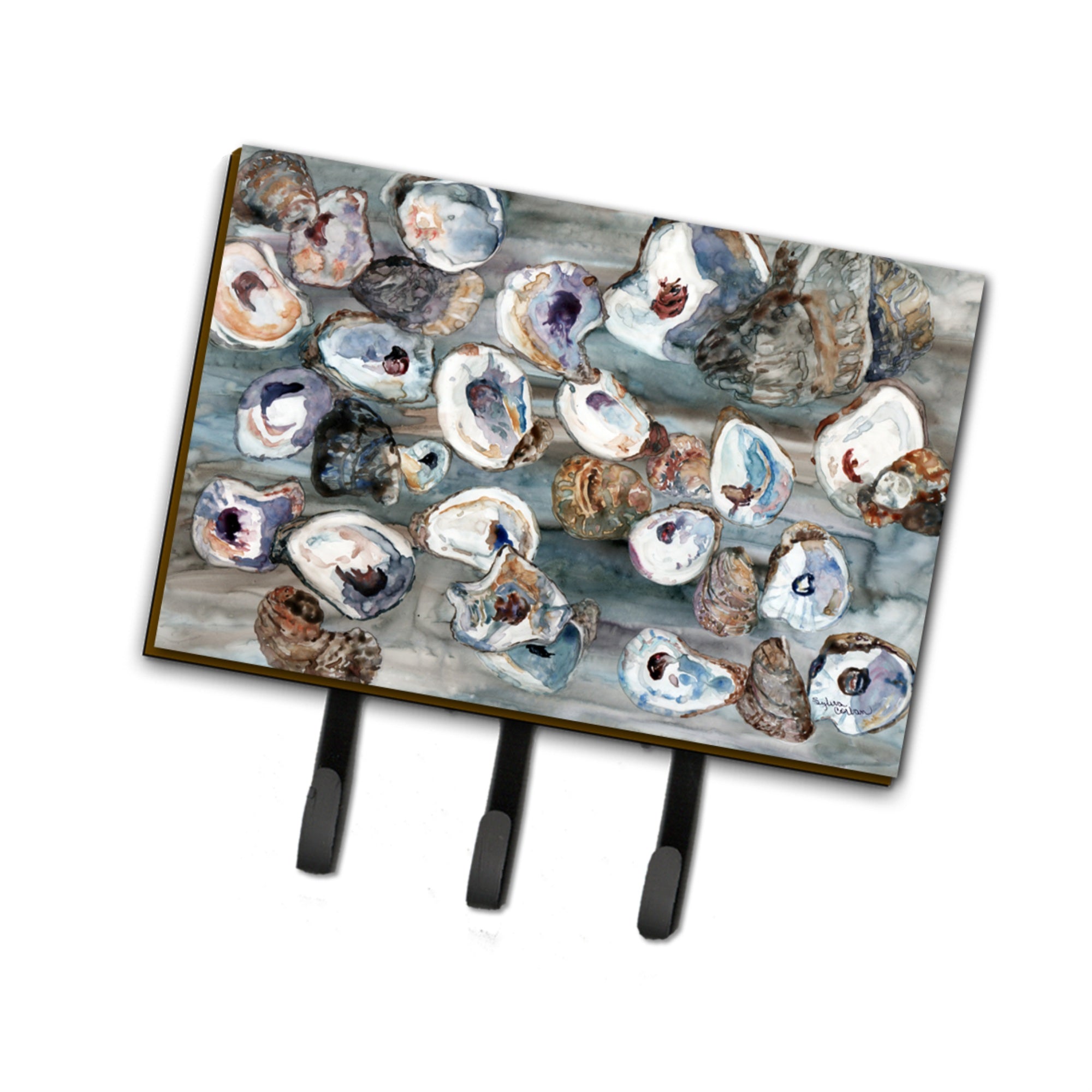 Caroline'S Treasures 8957Th68 Bunch Of Oysters Leash Or Key Holder, Large, Multicolor