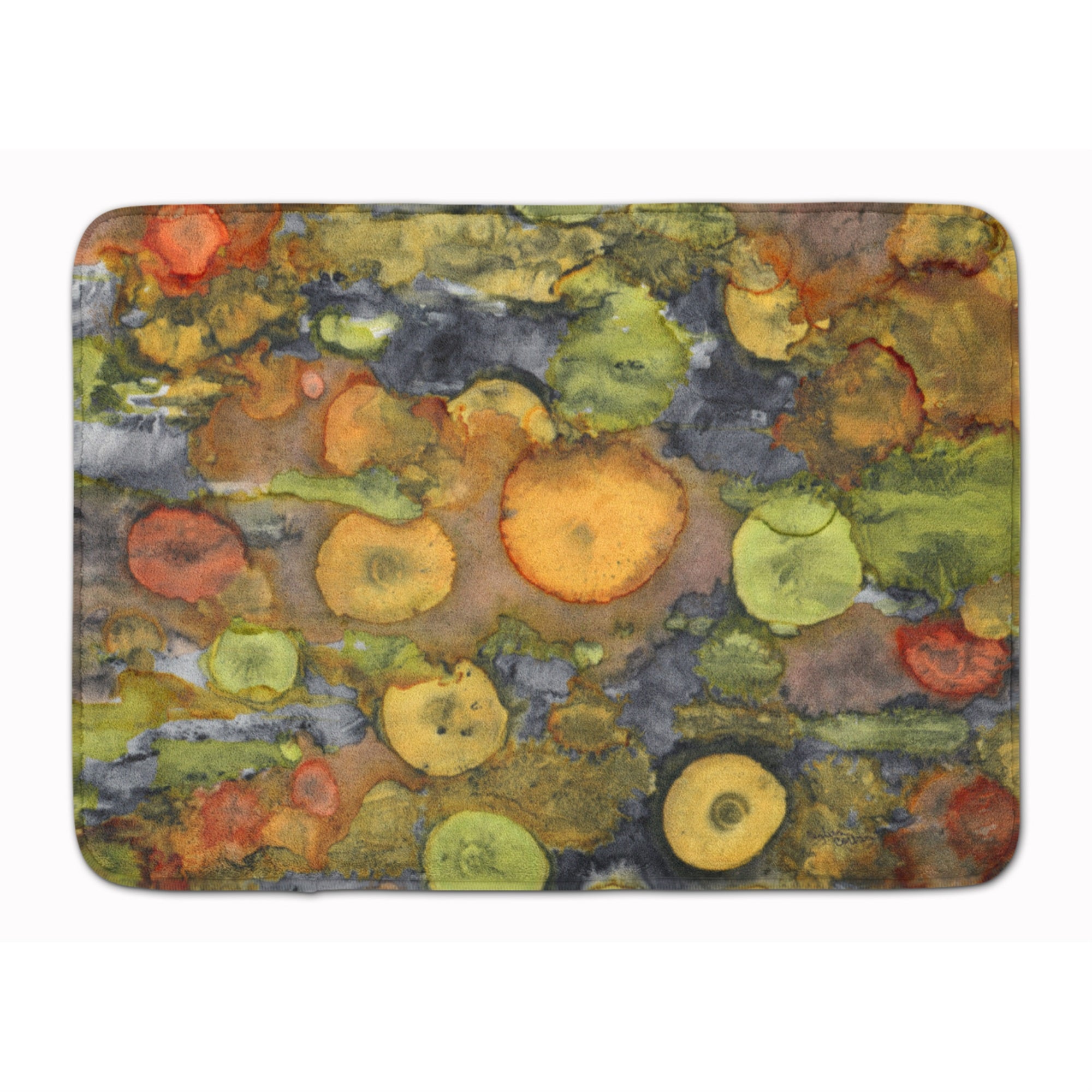 Caroline'S Treasures Abstract With Mother Earth Floor Mat, 19 X 27, Multicolor