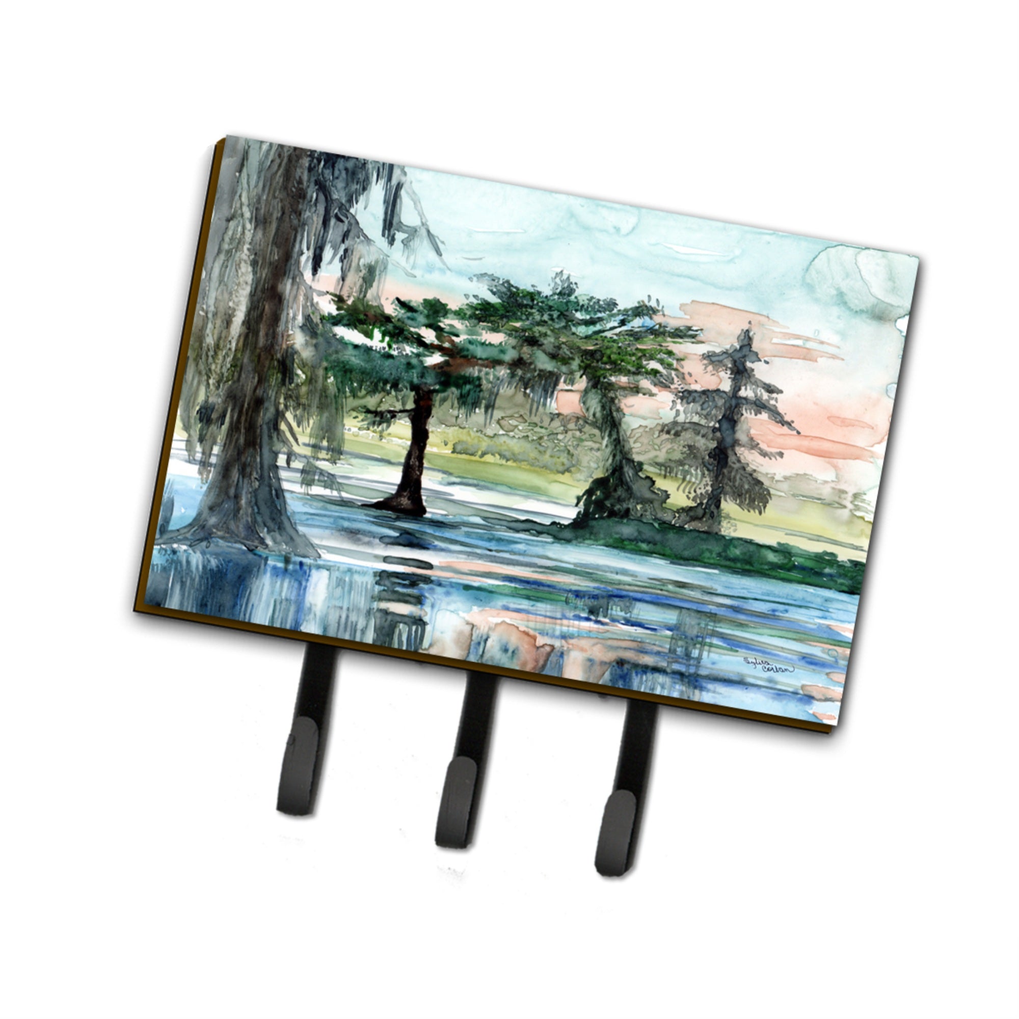 Caroline'S Treasures In The Swamp Leash Or Key Holder 8985Th68, Triple, Multicolor