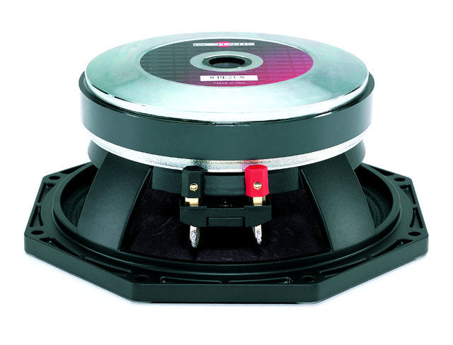 8.0-in Woofer w/8 Ohms Impedance & 400 Watts Continuous Power Handling Capacity & Ferrite Magnet