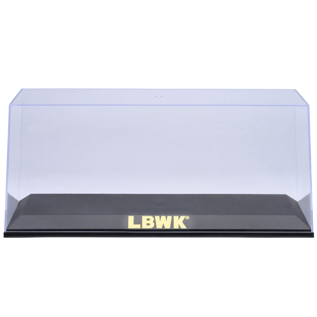 Collectible Display Show Case With Black Plastic Base And Gold 'Lbwk' Logo For 1/18-1/24 Scale Model Cars By Autoart