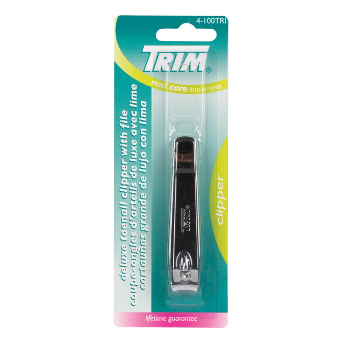 Toe Nail Clipper Deluxe (Pack Of 6)