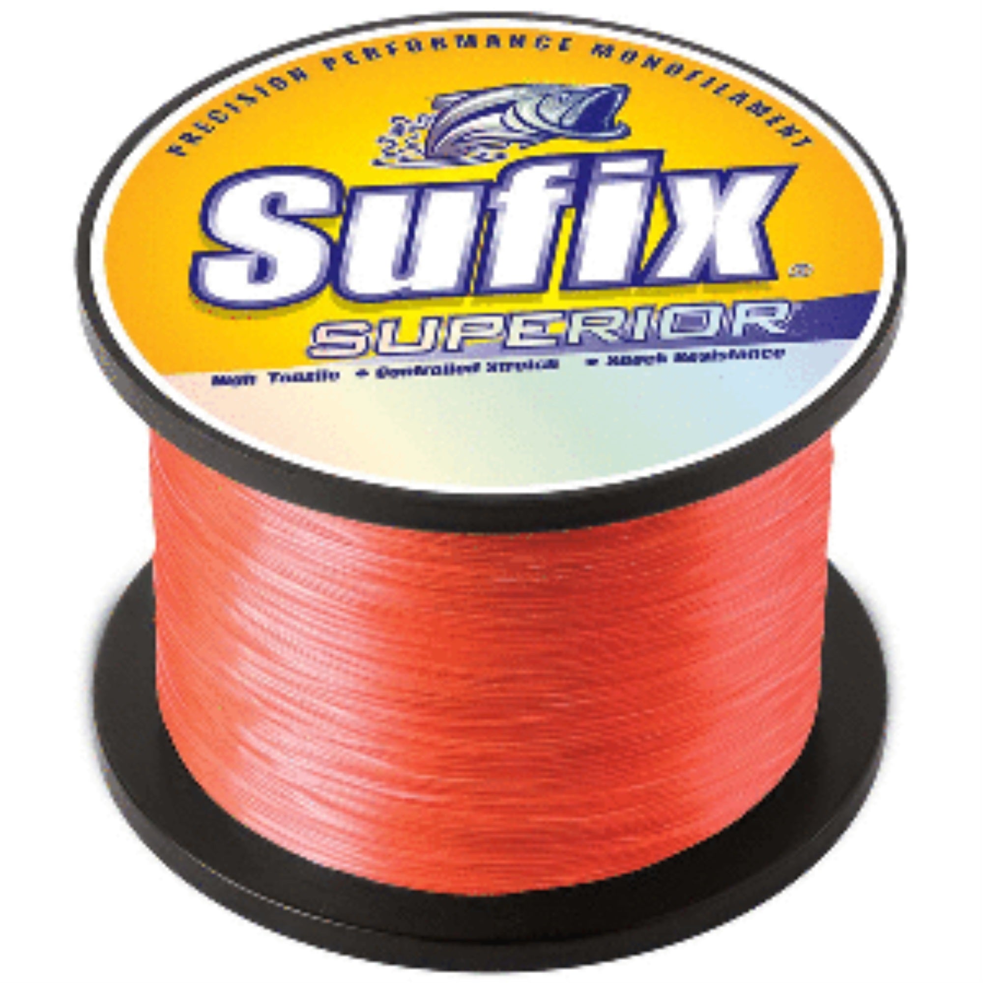 Sufix Superior 6Lb 2155Yds Neon Fire Monofilament