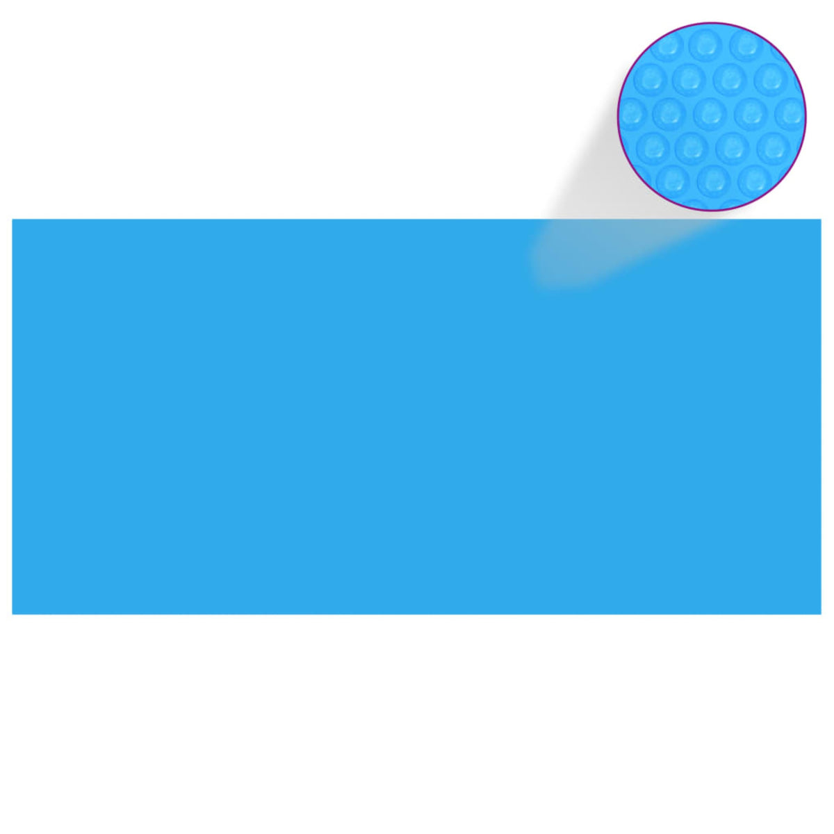 Rectangular Pool Cover 177 X 87 Inch Pe Blue