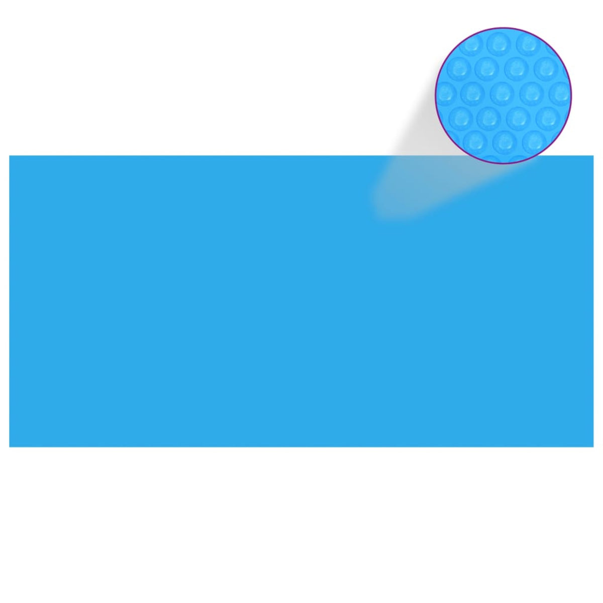 Rectangular Pool Cover 216 X 108 Inch Pe Blue