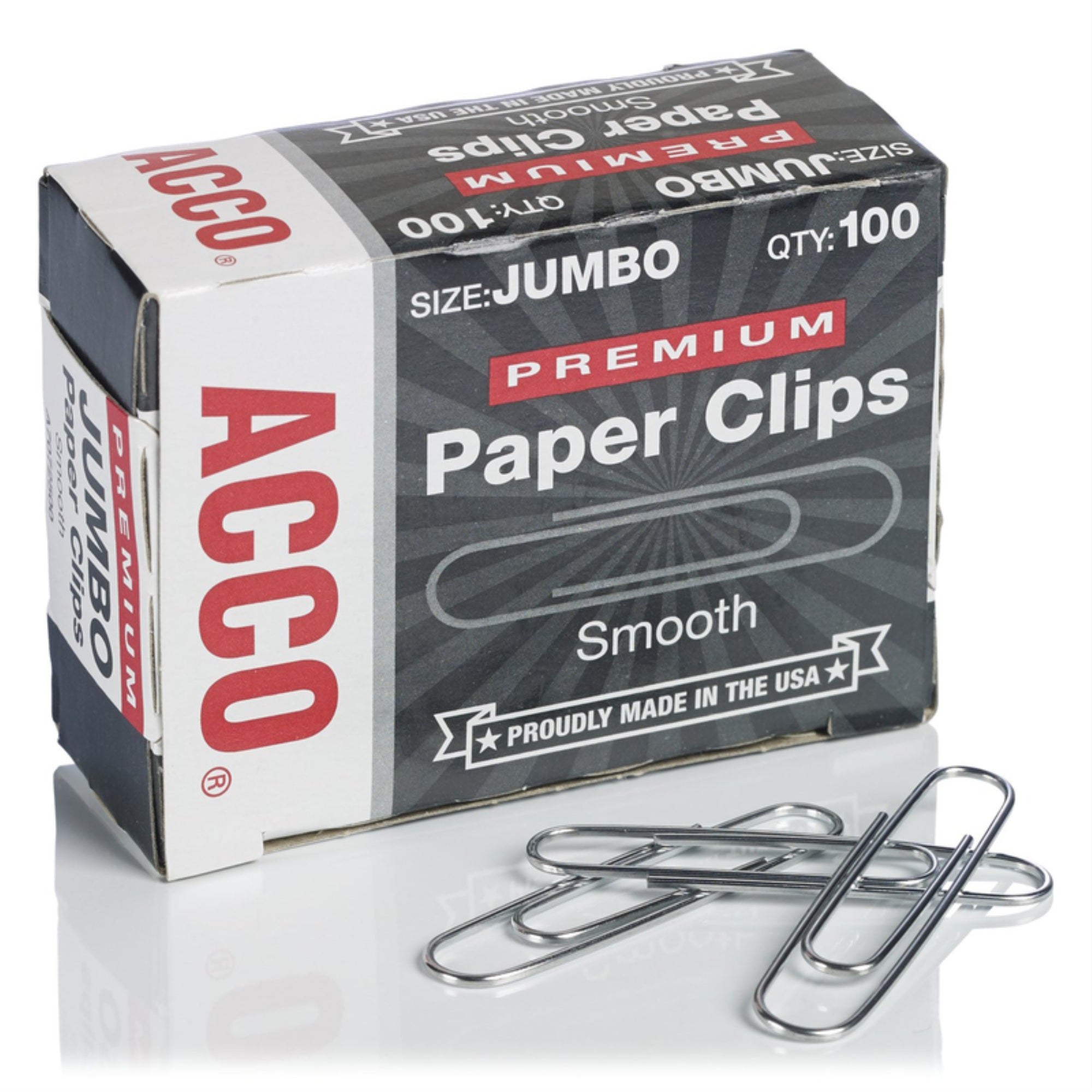 Jumbo Paper Clips 100Ct (Pack Of 10)