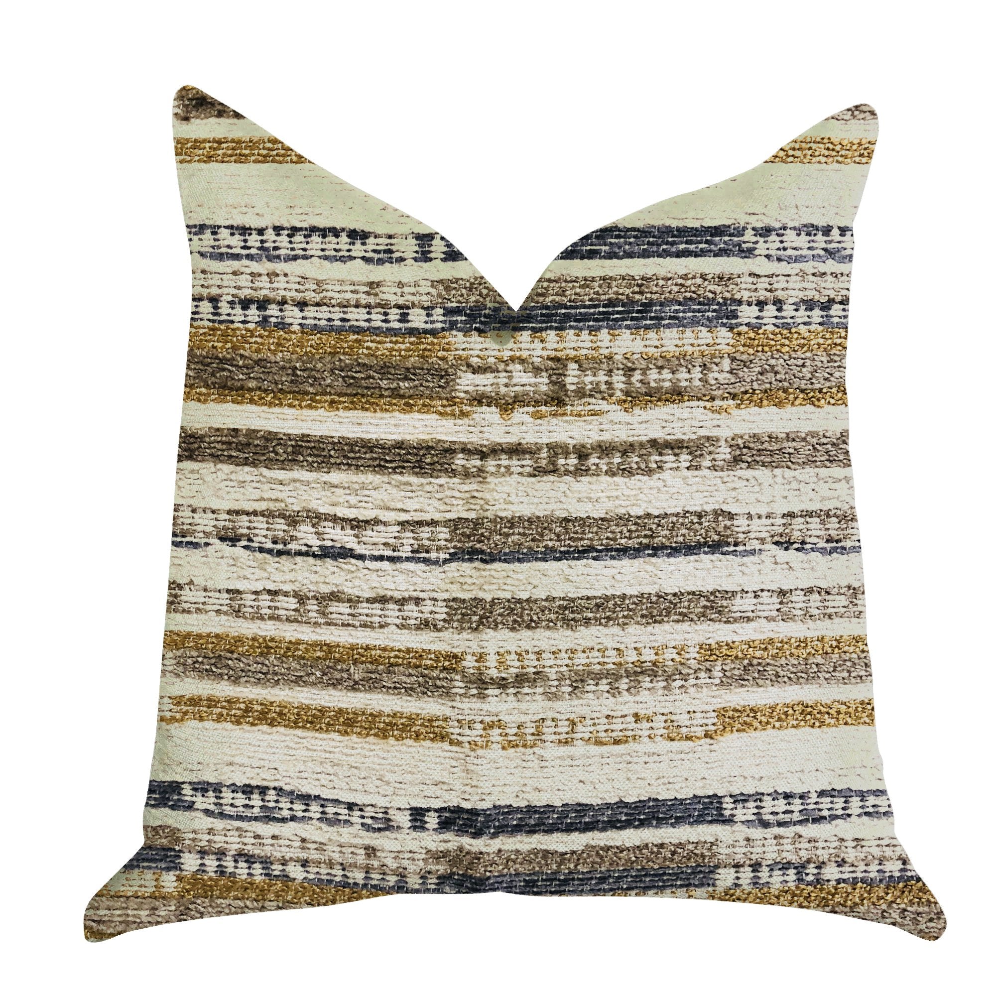 Plutus Lombardi Lane Luxury Throw Pillow - Double sided  24 x 24″