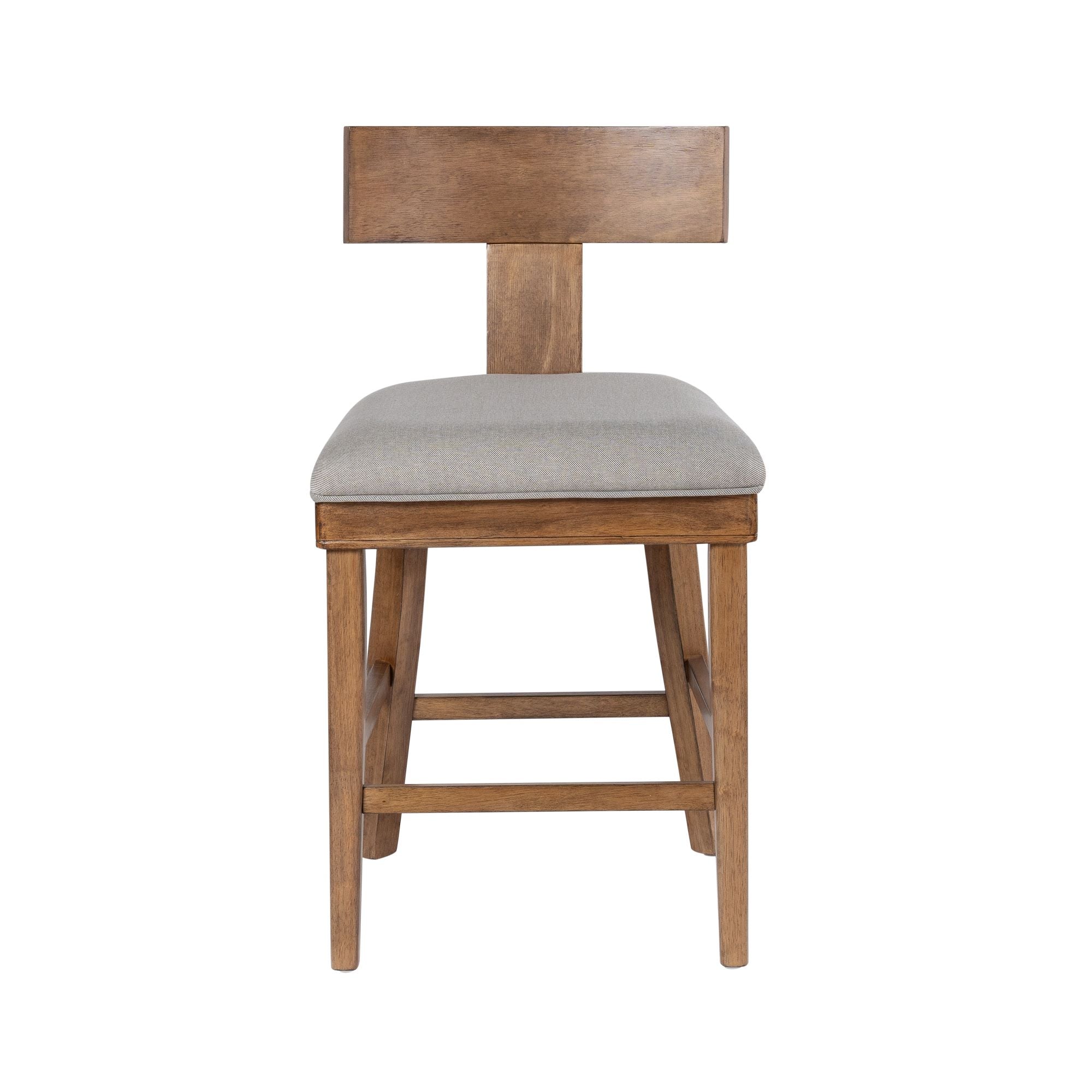 Theodora T- Back Counter Stool with Wood Seat Frame and Cushion