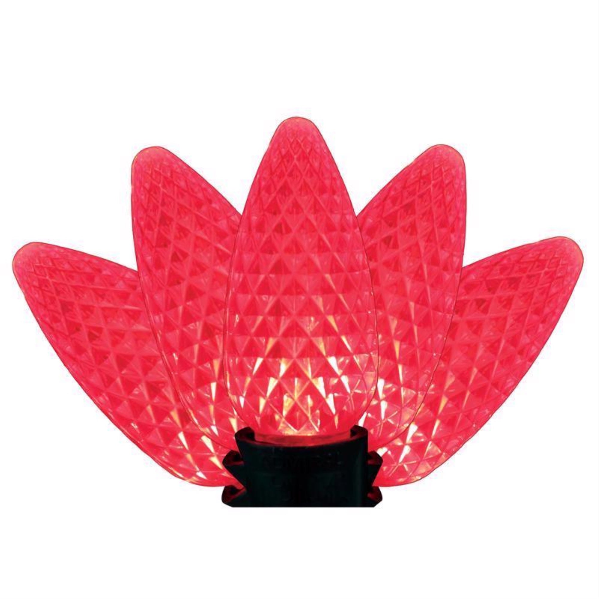 Holiday Bright Lights LED PS C9 Red 25 ct Christmas Light Bulbs, (Pack of 1)