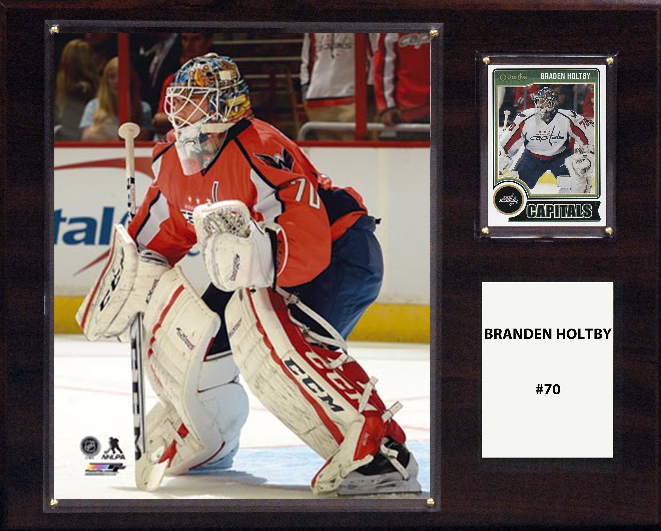 NHL 12x15″ Branden Holtby Washington Capitals Player Plaque