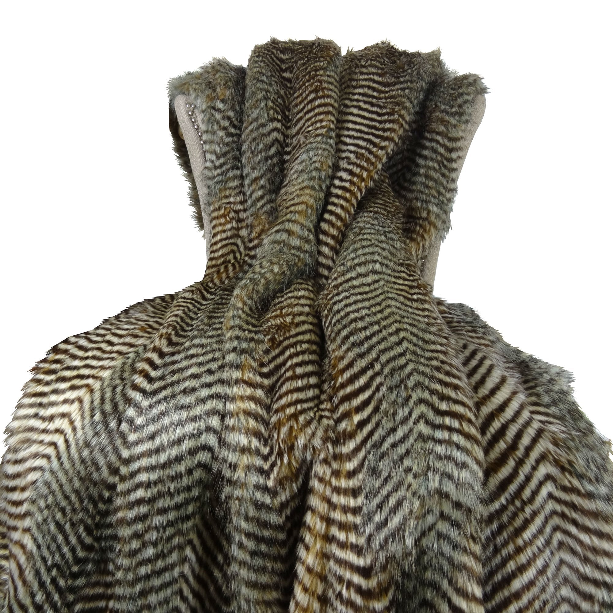 Plutus Gray Fox Handmade Throw, (Throw 60W x 84L)