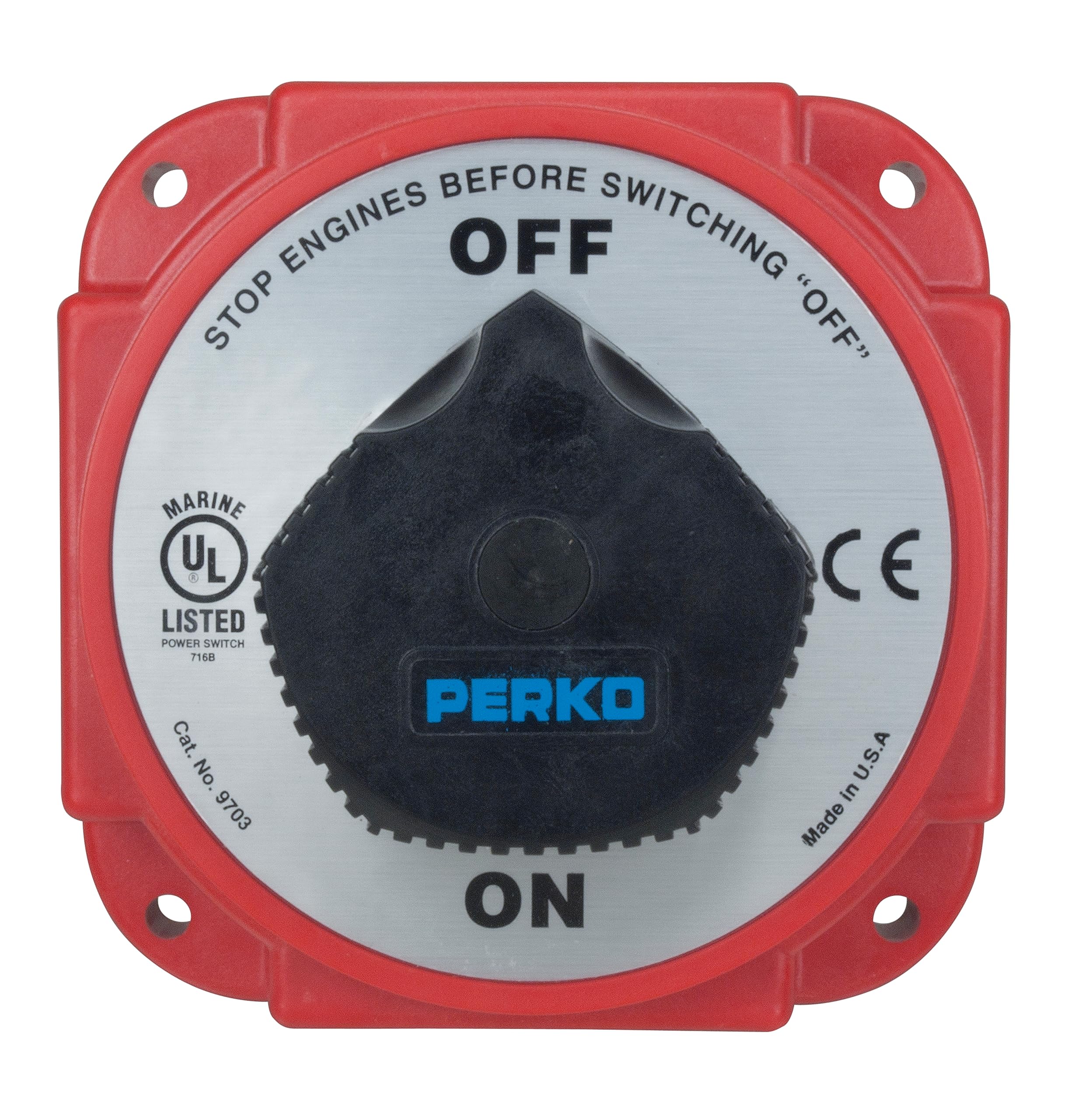 PERKO HEAVY DUTY BATTERY DISCONNECT SWITCH OFF - ON