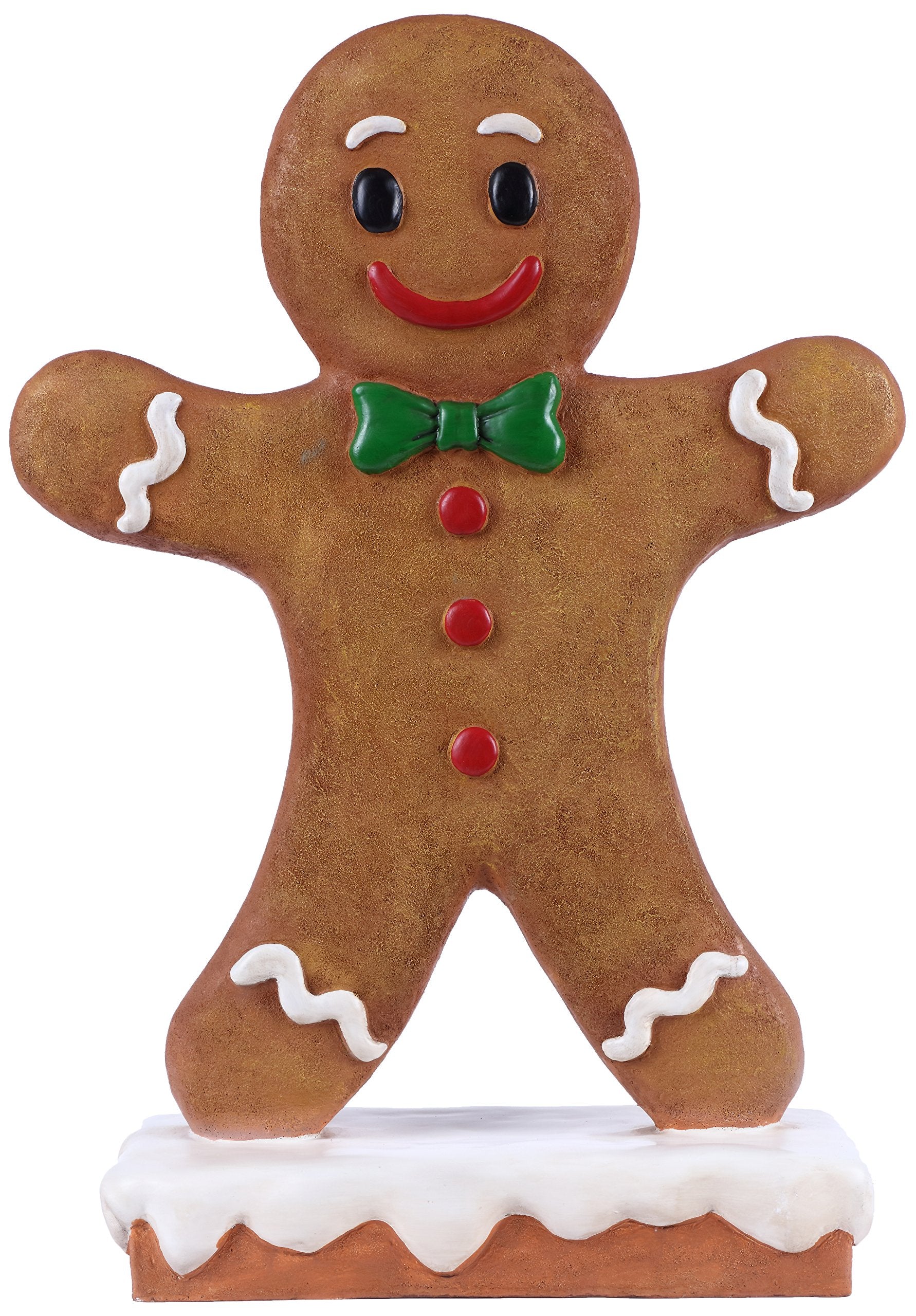 Hi-Line Gift Ltd 85180-A Gingerbread Boy Statue