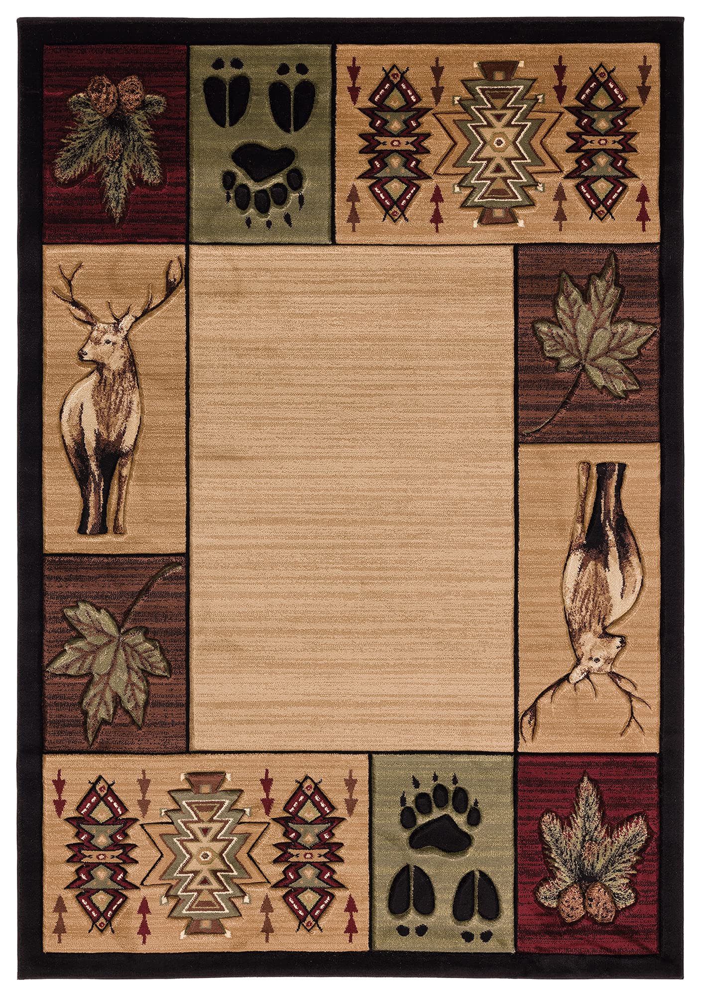 United Weavers Cottage Maddox Beige Area Rug 27 x 42”