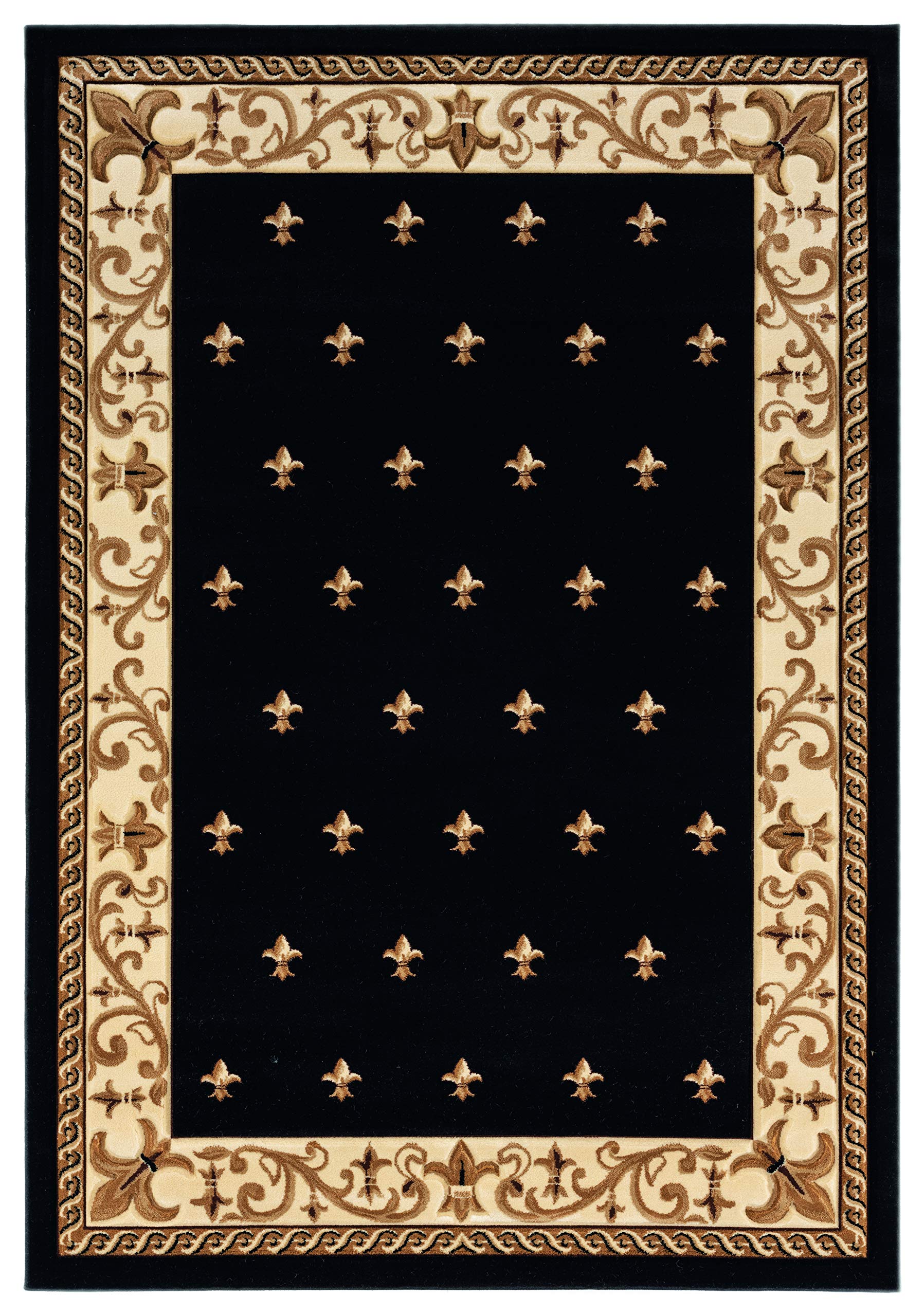 United Weavers Bristol Wington Black Runner Rug 27 x 74