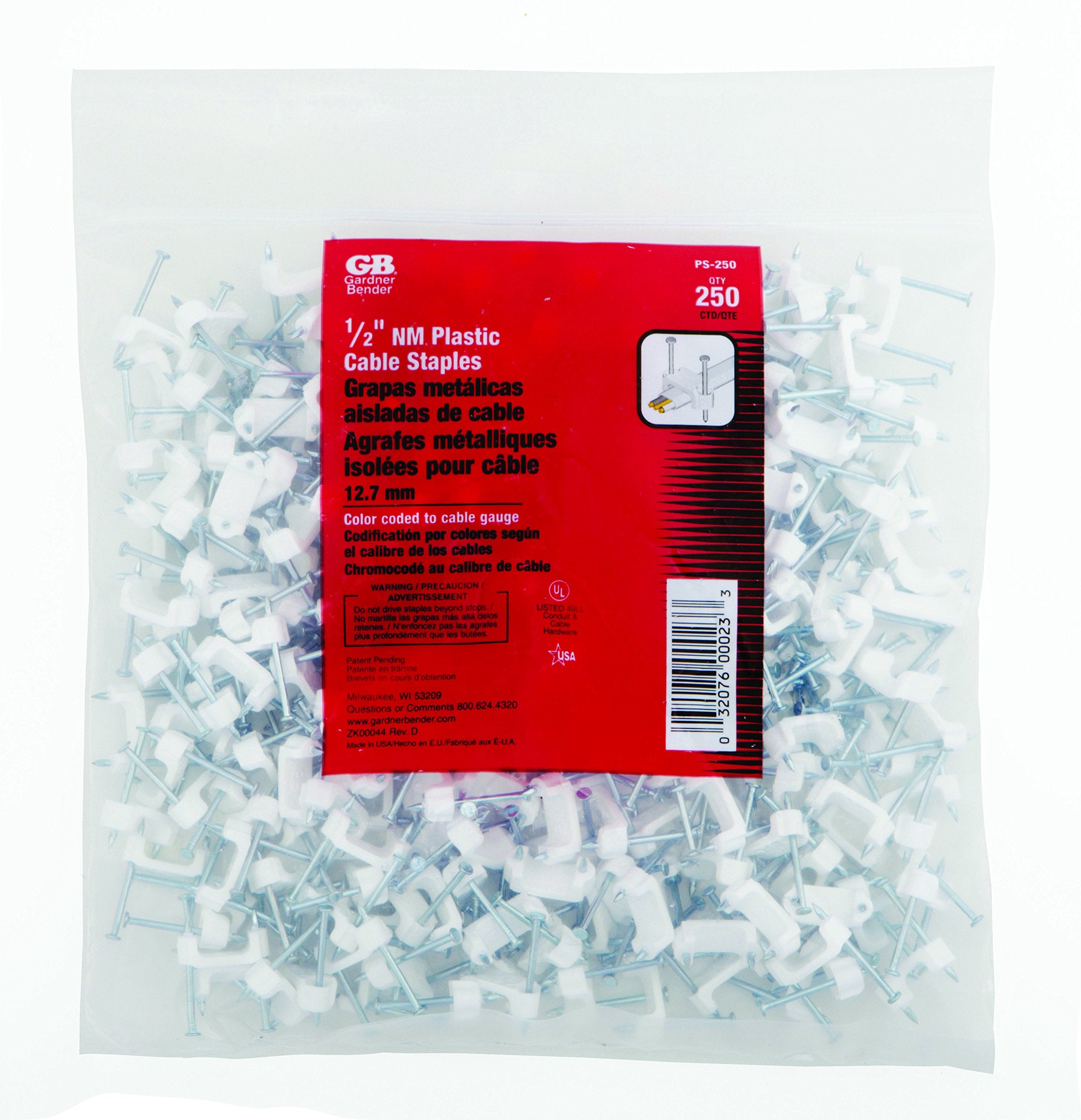 STAPLE INSLTD WR1/2BG250(Pack of 1)