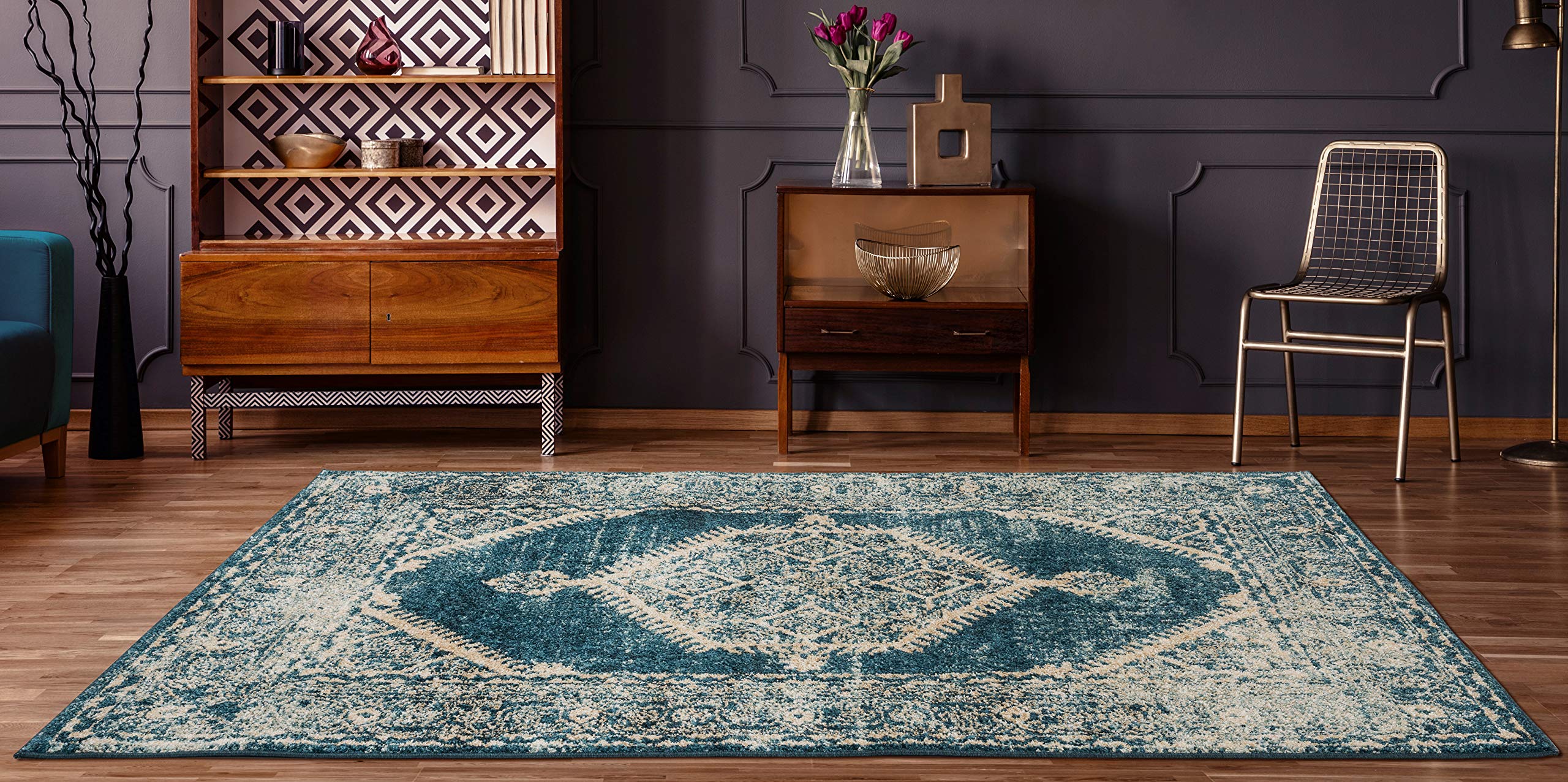United Weavers Marrakesh Malek Cerulean Accent Rug 110 x 3