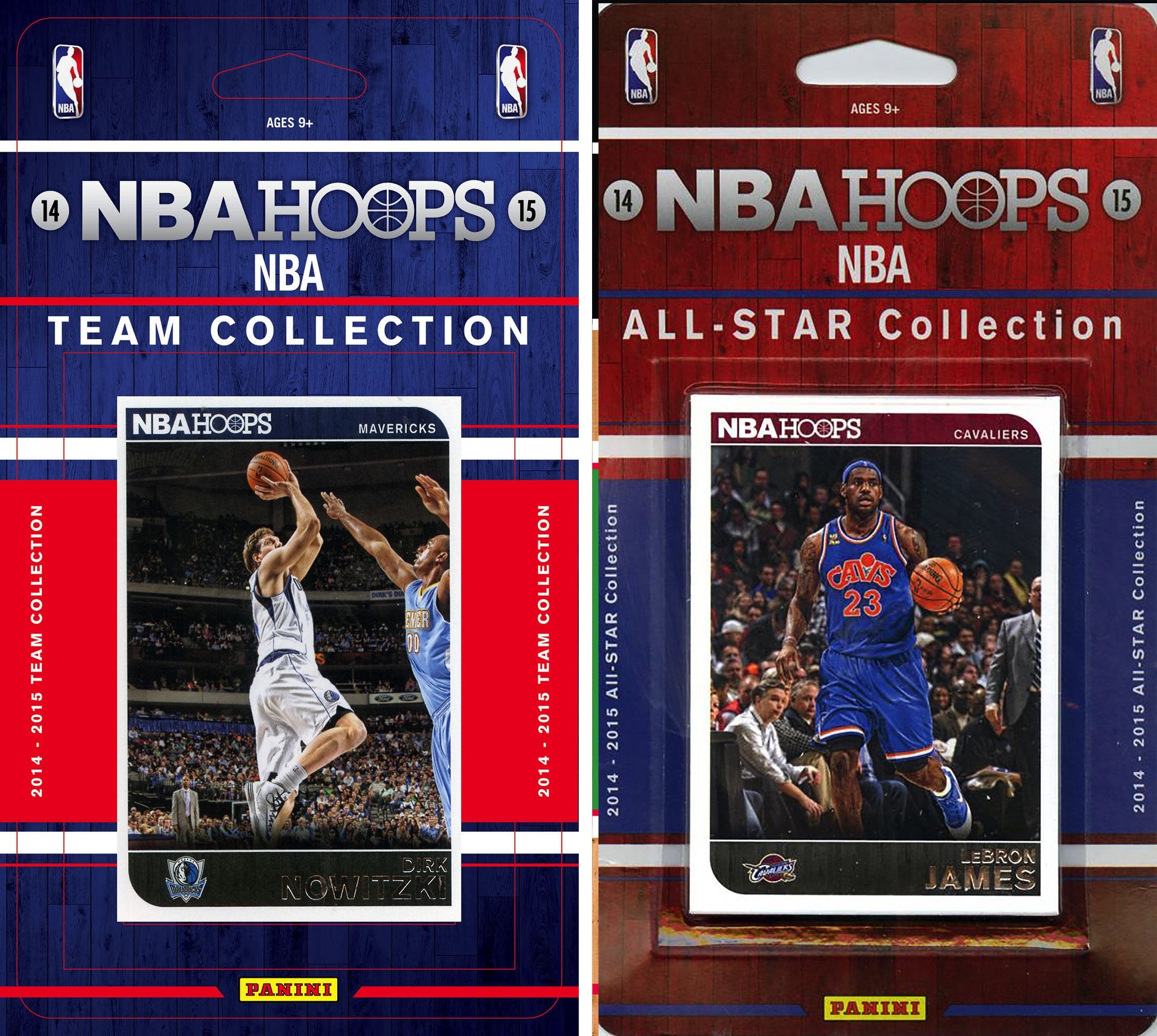 NBA Dallas Mavericks Licensed 2014-15 Hoops Team Set Plus 2014-15 Hoops All-Star Set