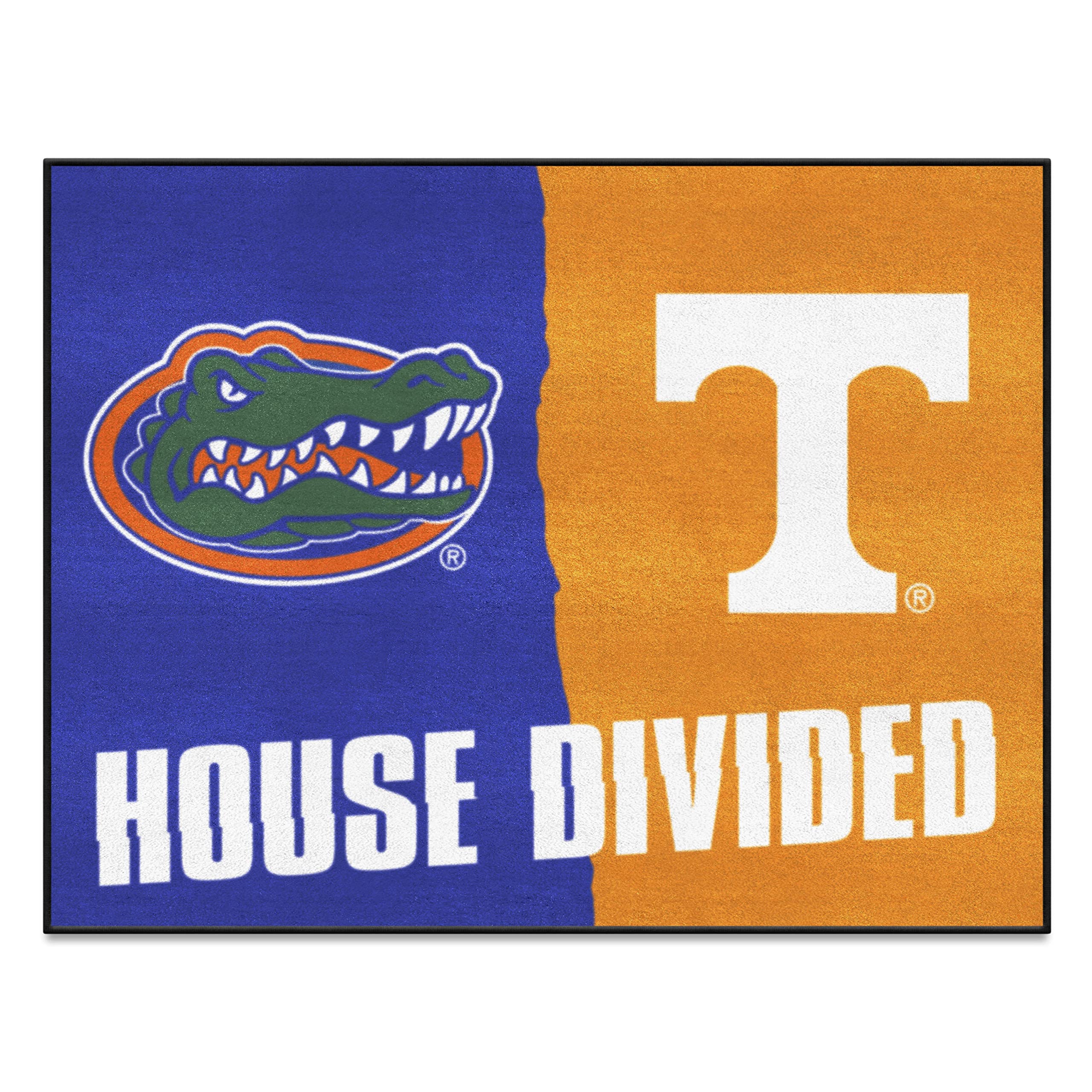 Fanmats 18676 Florida / Tennessee House Divided Rug - 34 In. X 42.5 In.