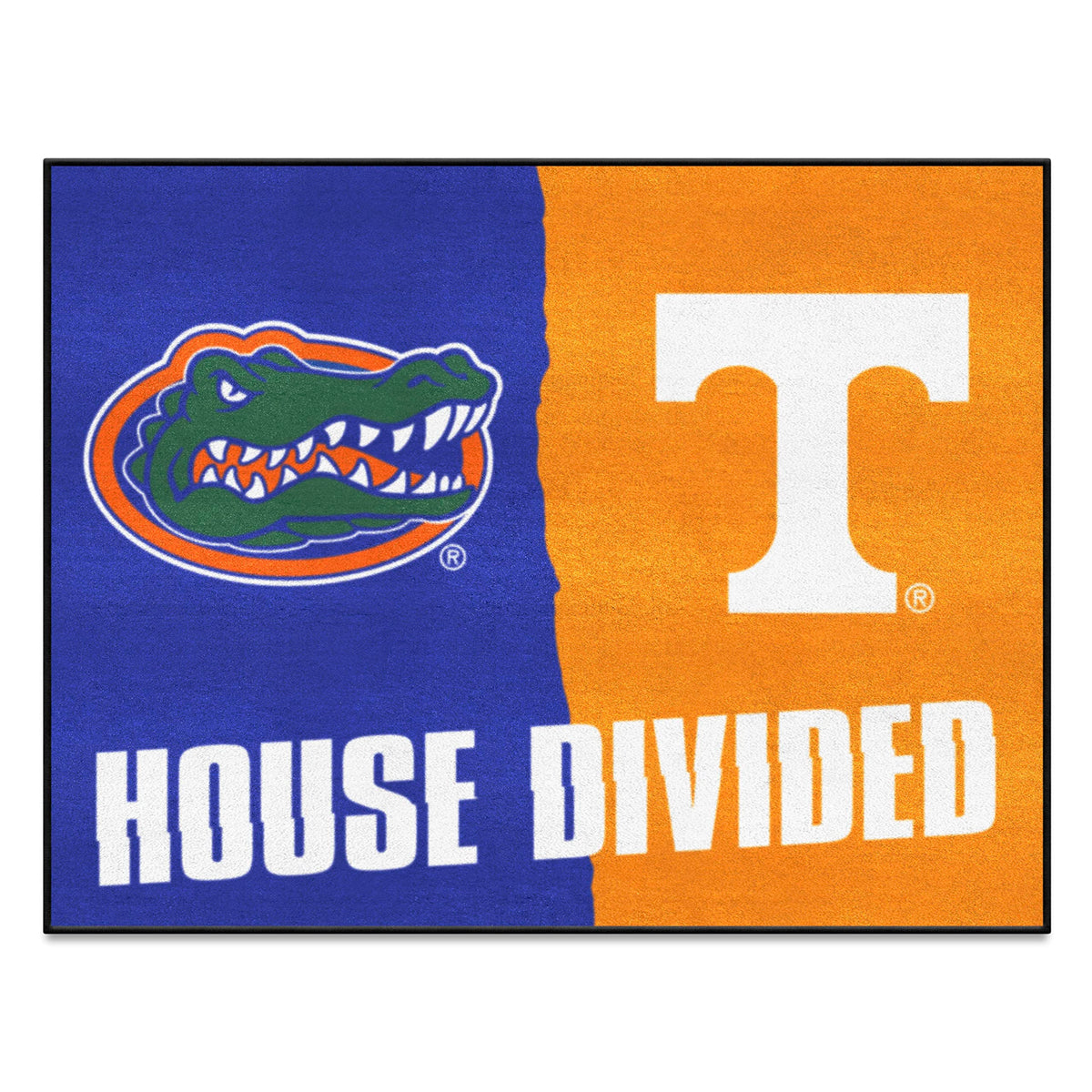 Fanmats 18676 Florida / Tennessee House Divided Rug - 34 In. X 42.5 In.