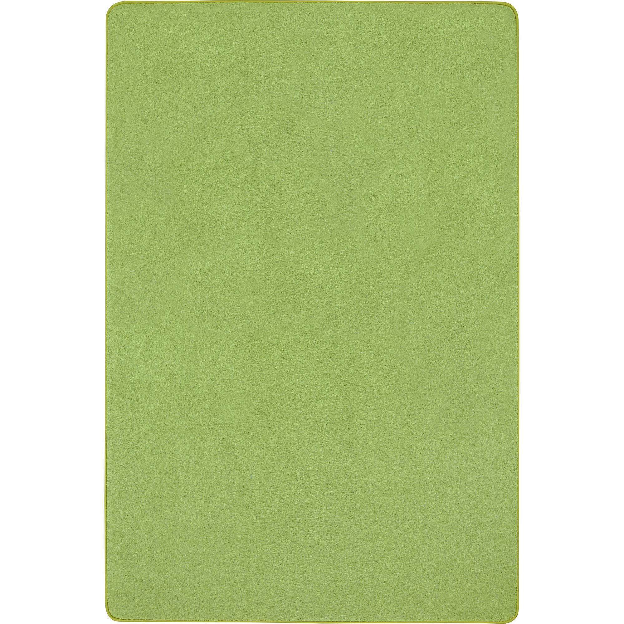 Joy Carpets Kid Essentials Just Kidding 4 x 6 Indoor Area Rug in Color Lime Green