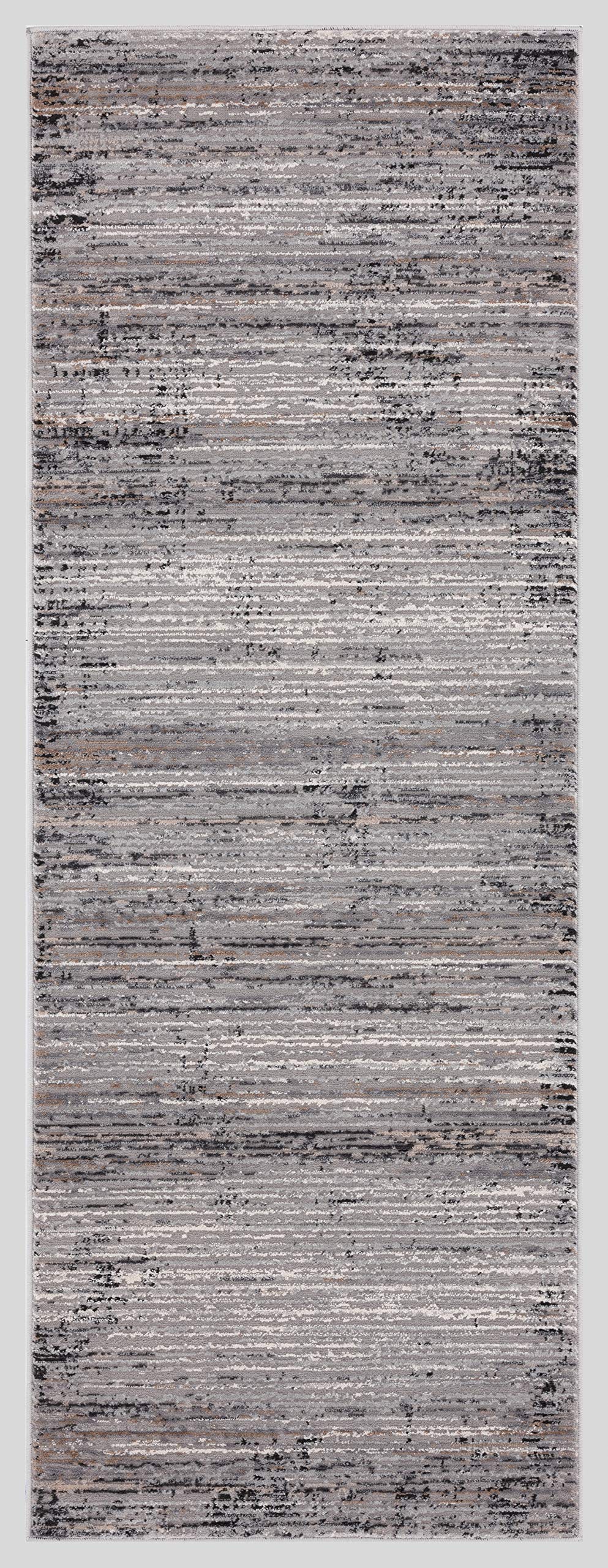 United Weavers Austin Westway Grey Runner Rug 27 x 74”