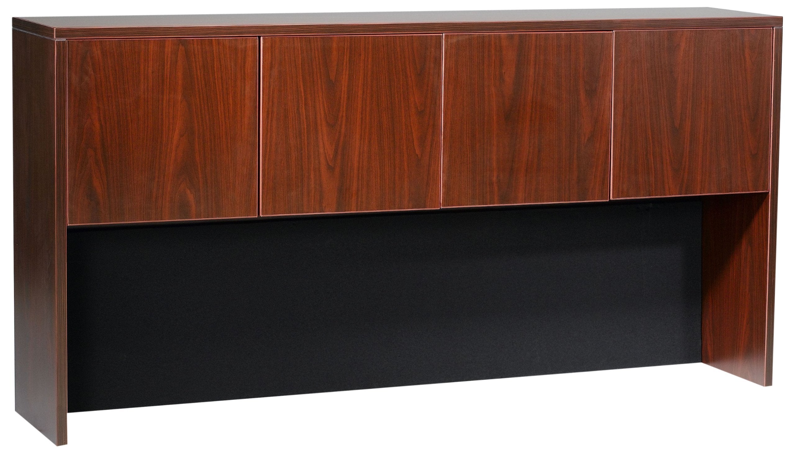 Boss 66″ Four Door Hutch - Mahogany