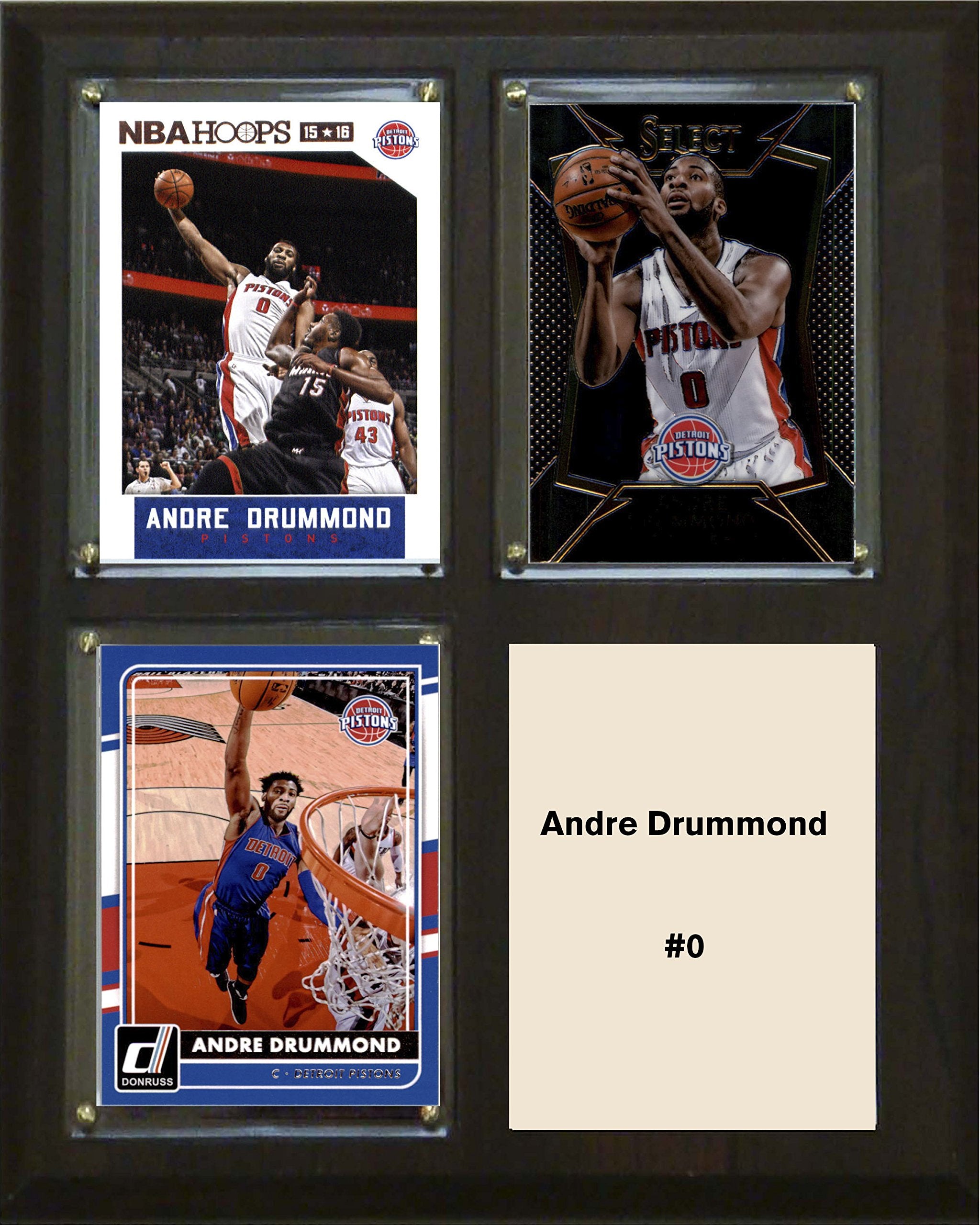 NBA 8x10″ Andre Drummond Detriot Pistons Three Card Plaque