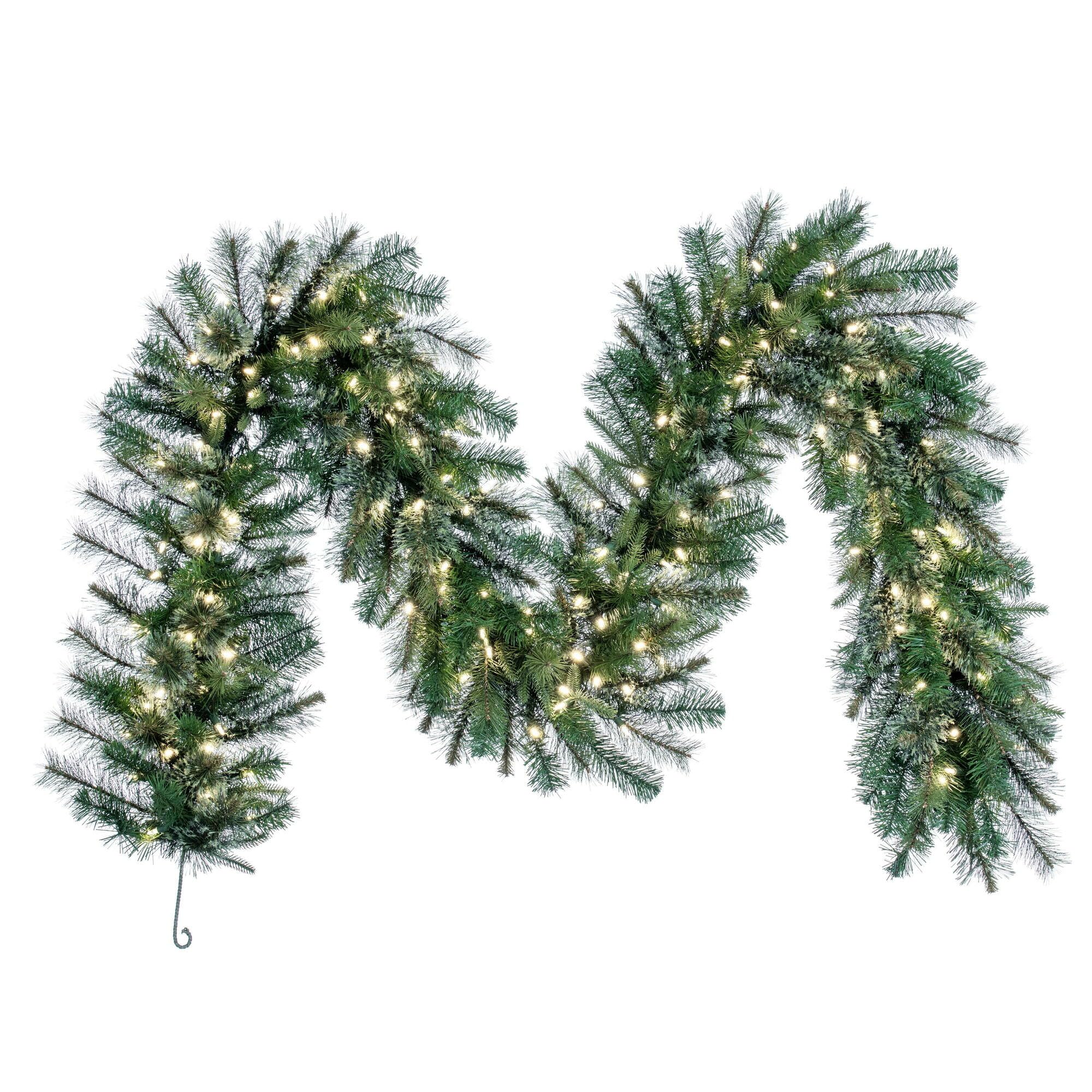 Casafoyer  9' x 18” Cashmere Garland LED150WmWht - A118320LED - (Pack Of 2)