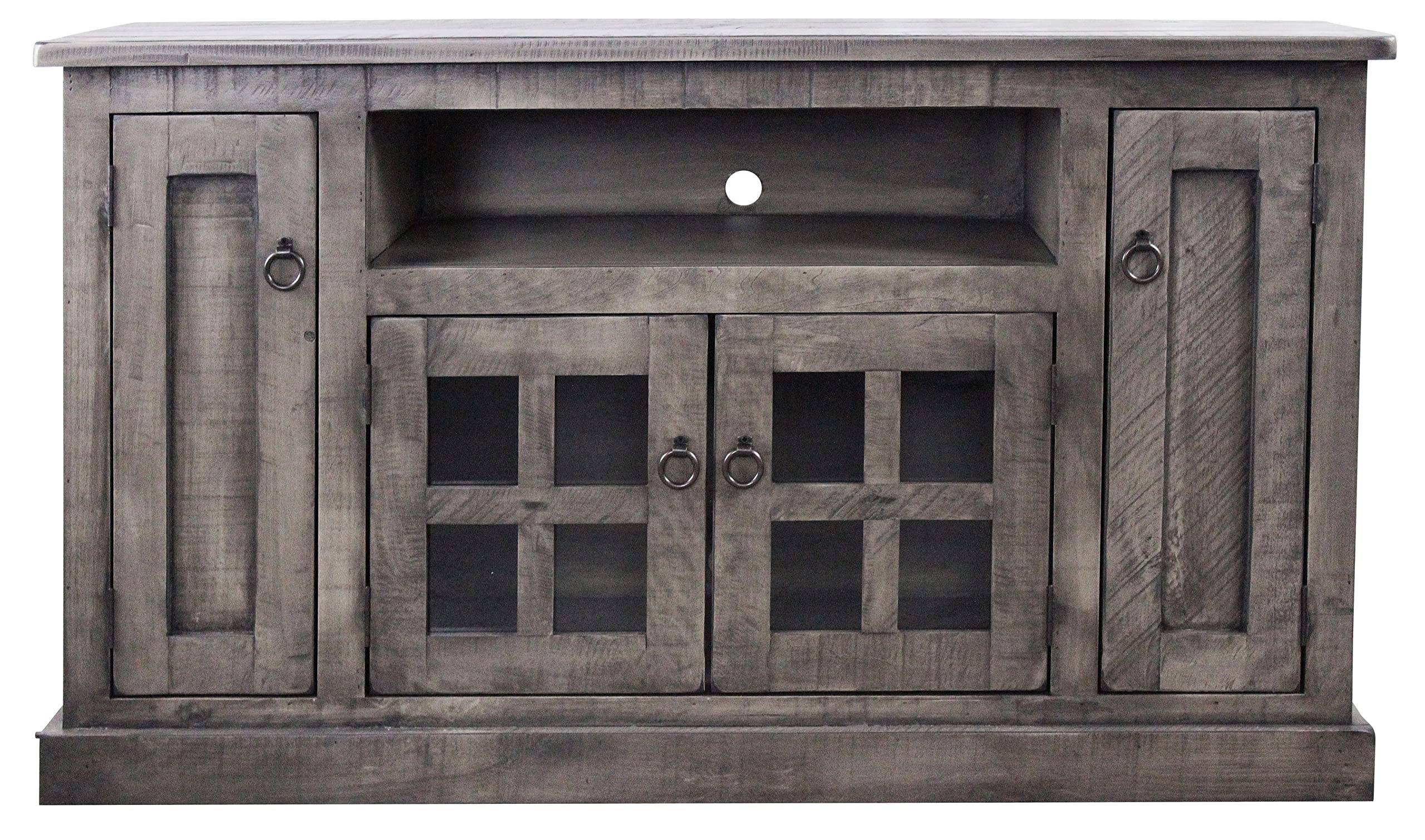 Rustic 57 TV Stand in Rustic Barnwood