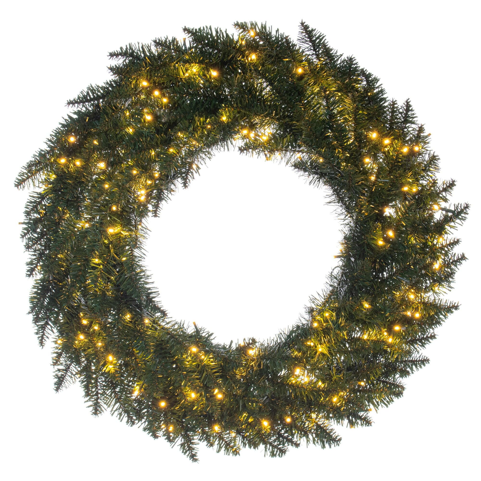 Casafoyer 30” Camdon Fir Wreath 240T 3mm 300WW - (Pack Of 2)
