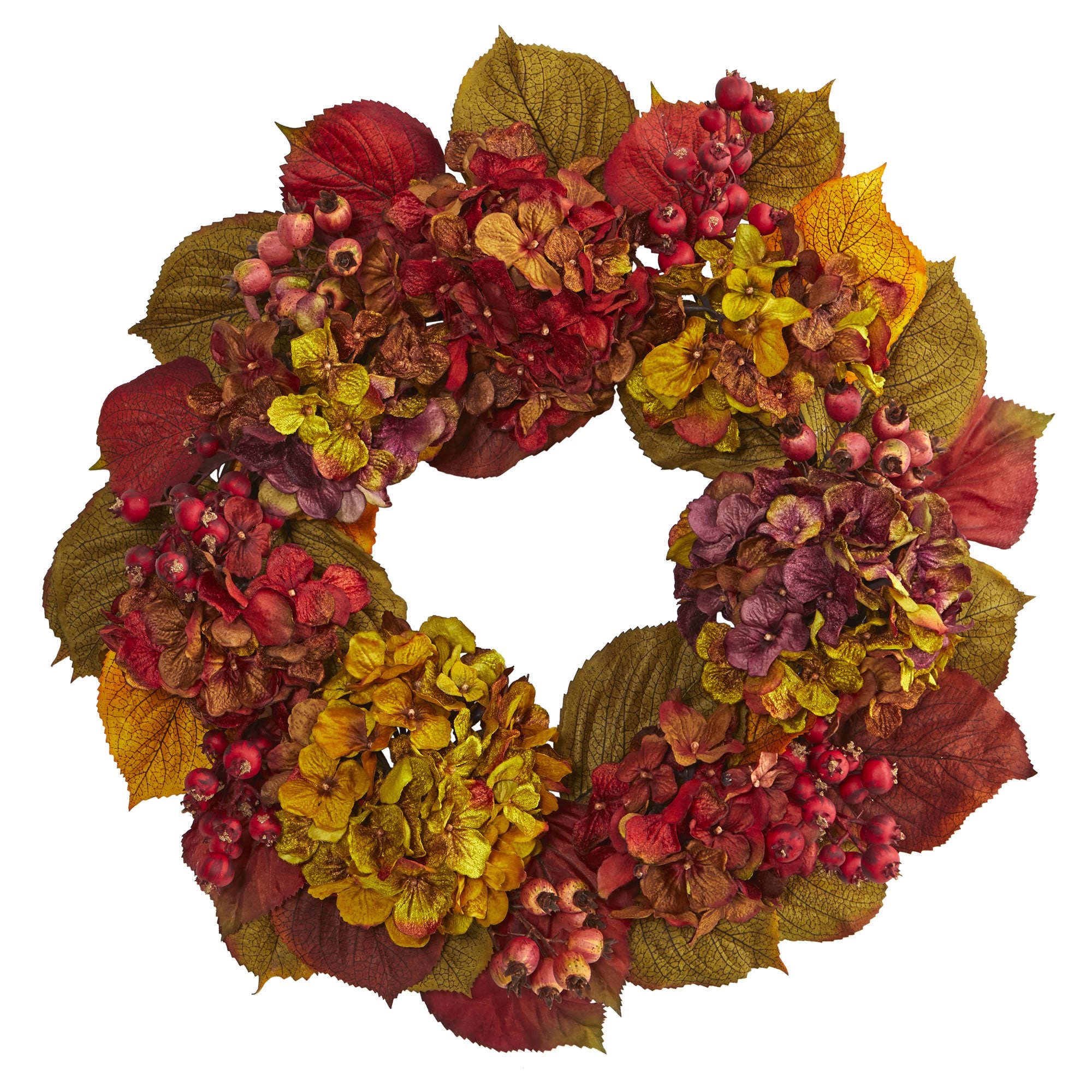 24 Fall Hydrangea Wreath