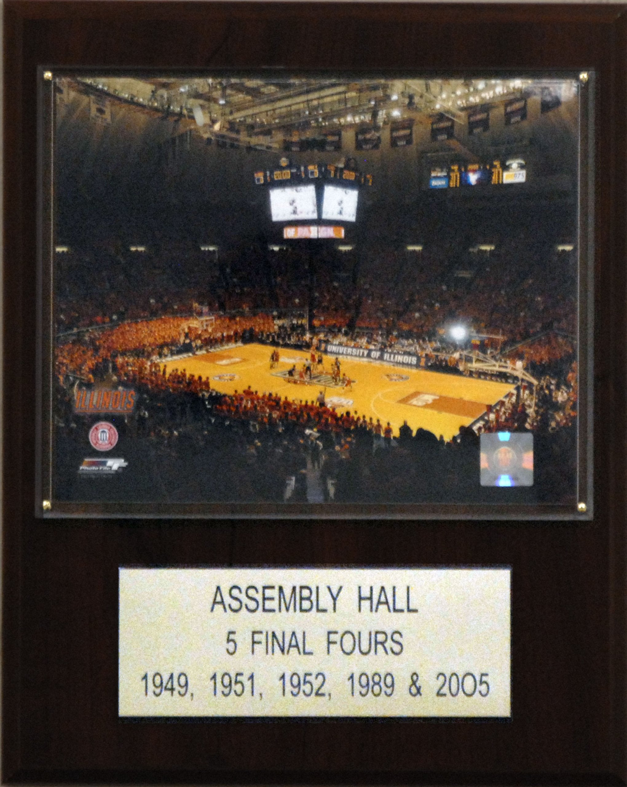 NCAA Basketball 12x15″ Assembly Hall Stadium Plaque