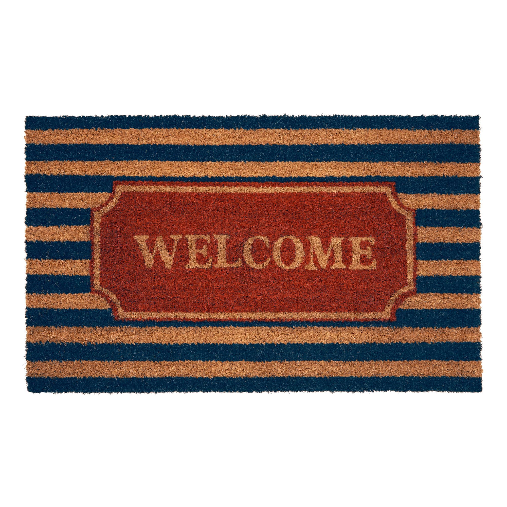 Printed Coir Door Mat 18x30 - Welcome Aboard