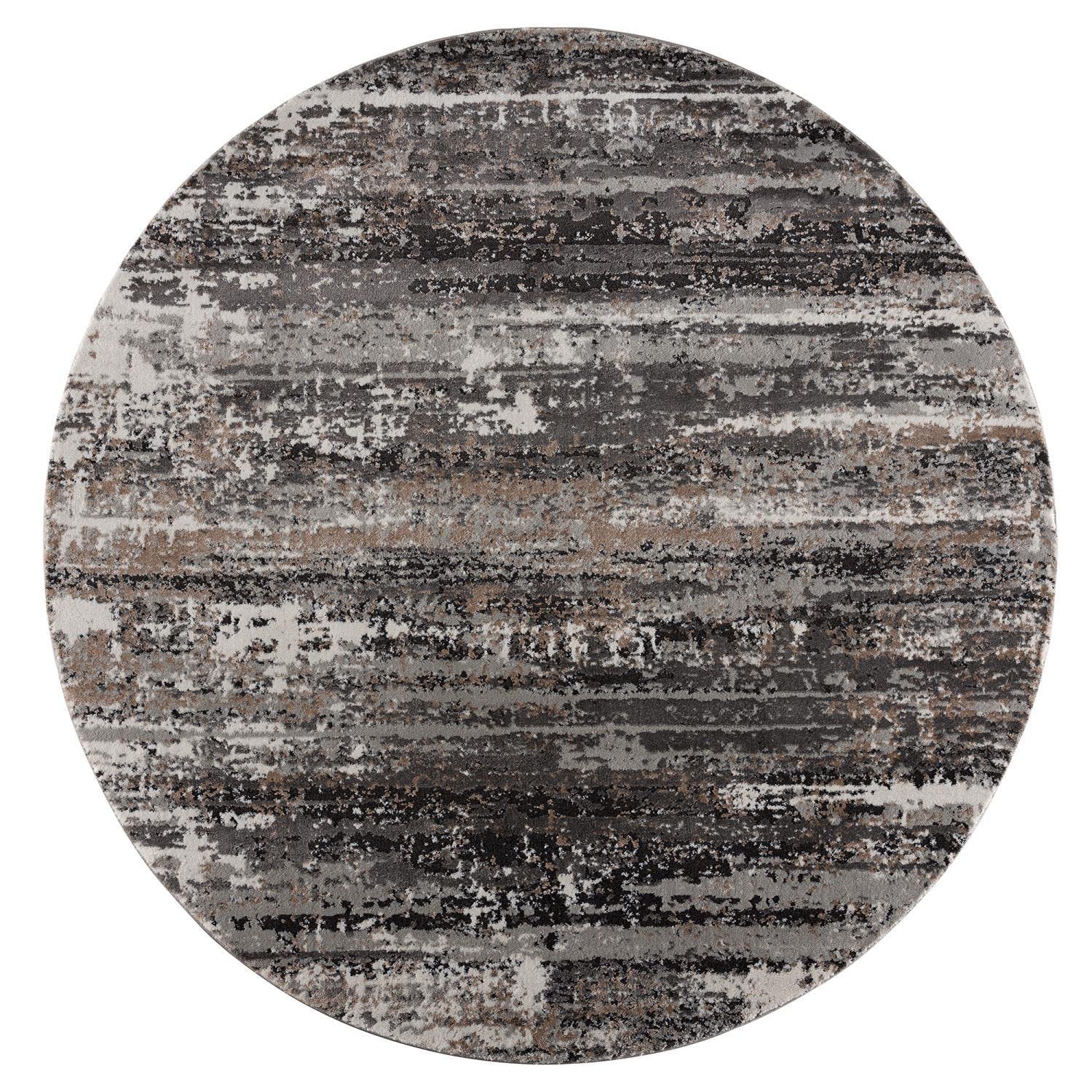 United Weavers Portsmouth Passion Grey Round Rug 711 x 711”