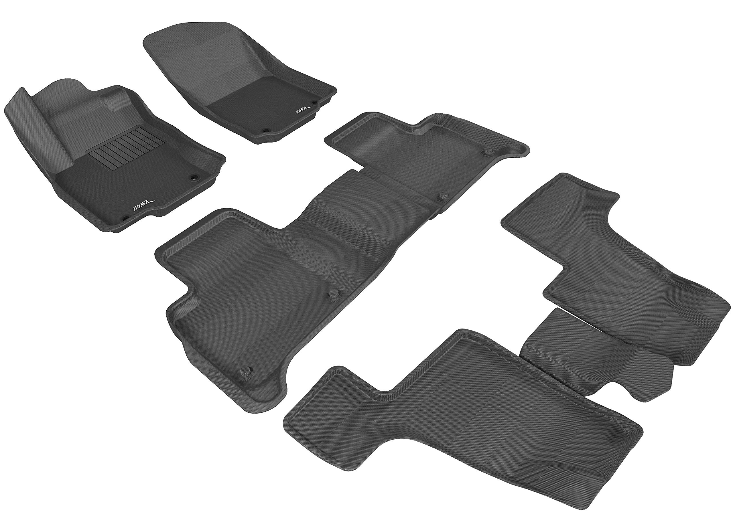 3D MAXpider MERCEDES-BENZ GLS SUV (X166) 2017-2019 / GL-CLASS (X166) 2013-2016 KAGU BLACK R1 R2 R3