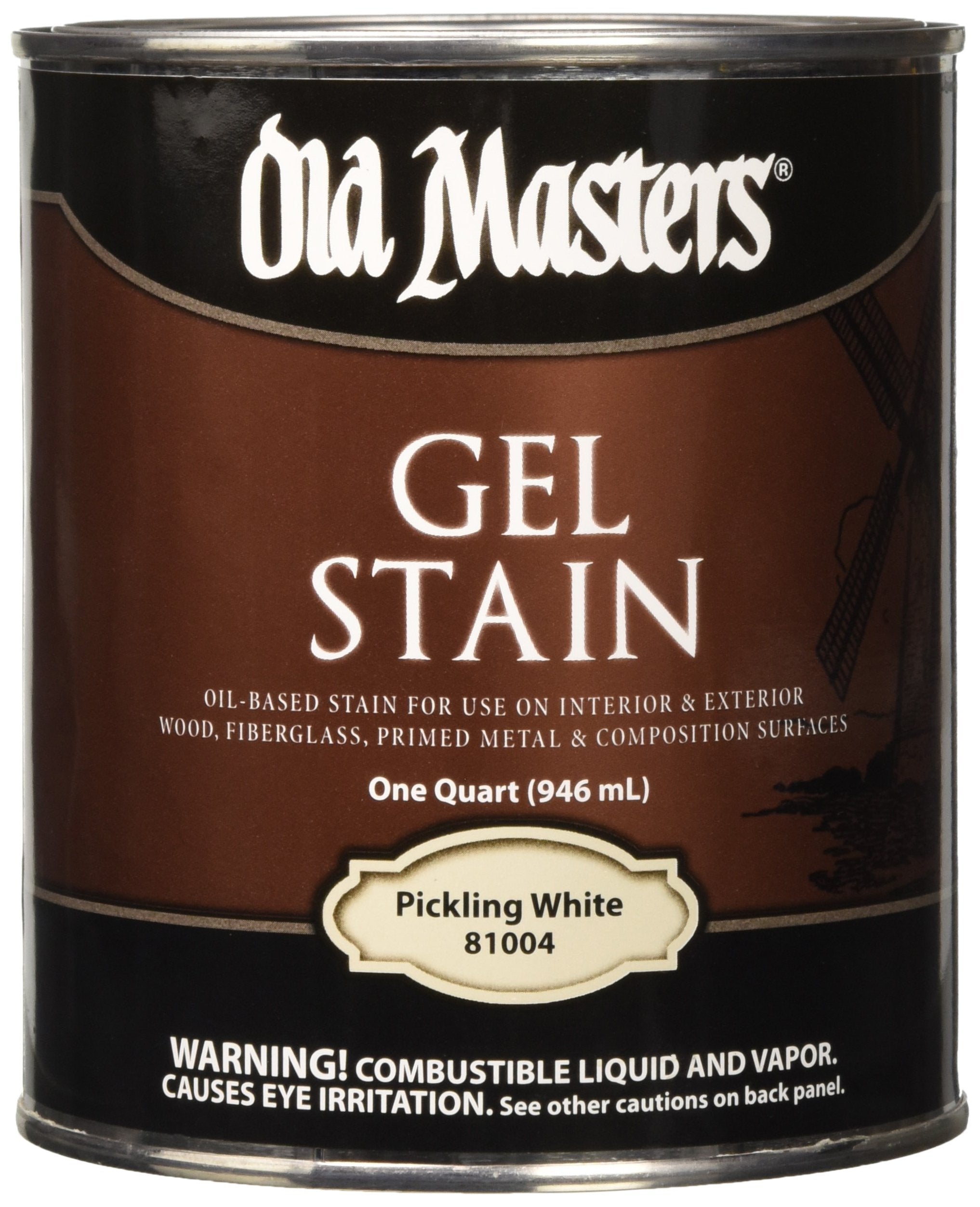 GEL STAIN PCKLNG WHT QT (Pack of 1)