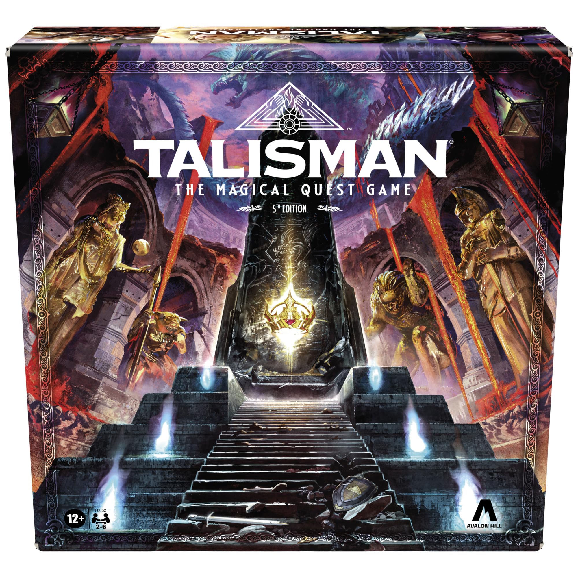 Avalon Hill Talisman: The Magical Quest Board Game, 5th Edition | Fantasy Tabletop Adventure Games | Ages 12 and Up | 2 to 6 Players | Roleplaying Strategy Games