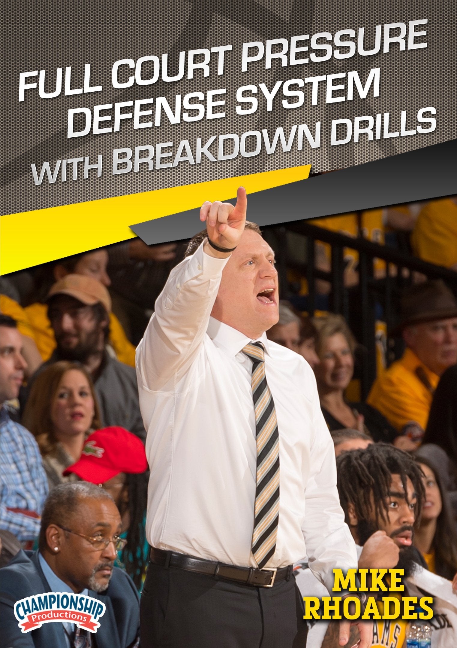 MIKE RHOADES FULL COURT PRESSURE DEFENSE SYSTEM WITH BREAKDOWN DRILLS