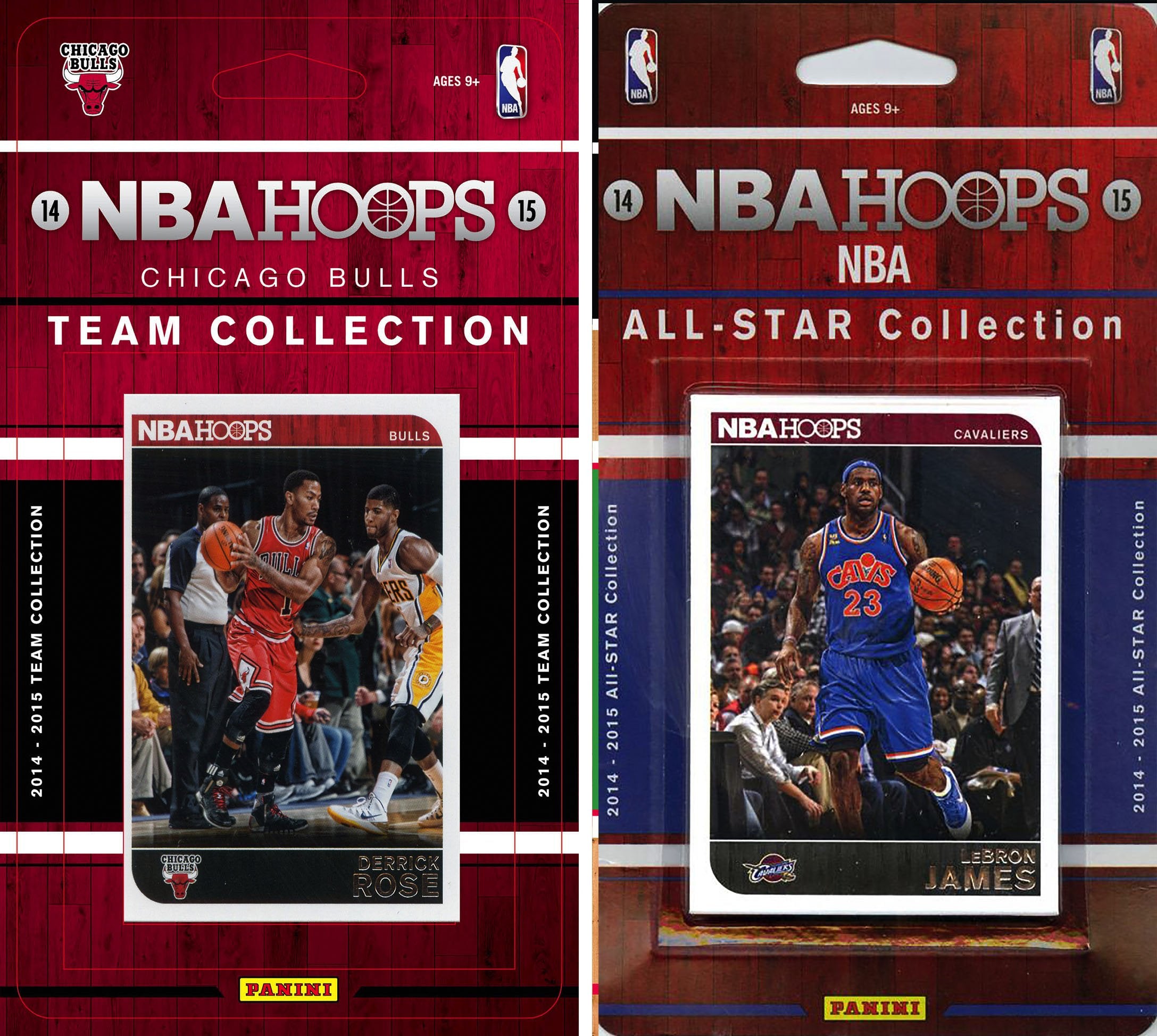 NBA Chicago Bulls Licensed 2014-15 Hoops Team Set Plus 2014-15 Hoops All-Star Set