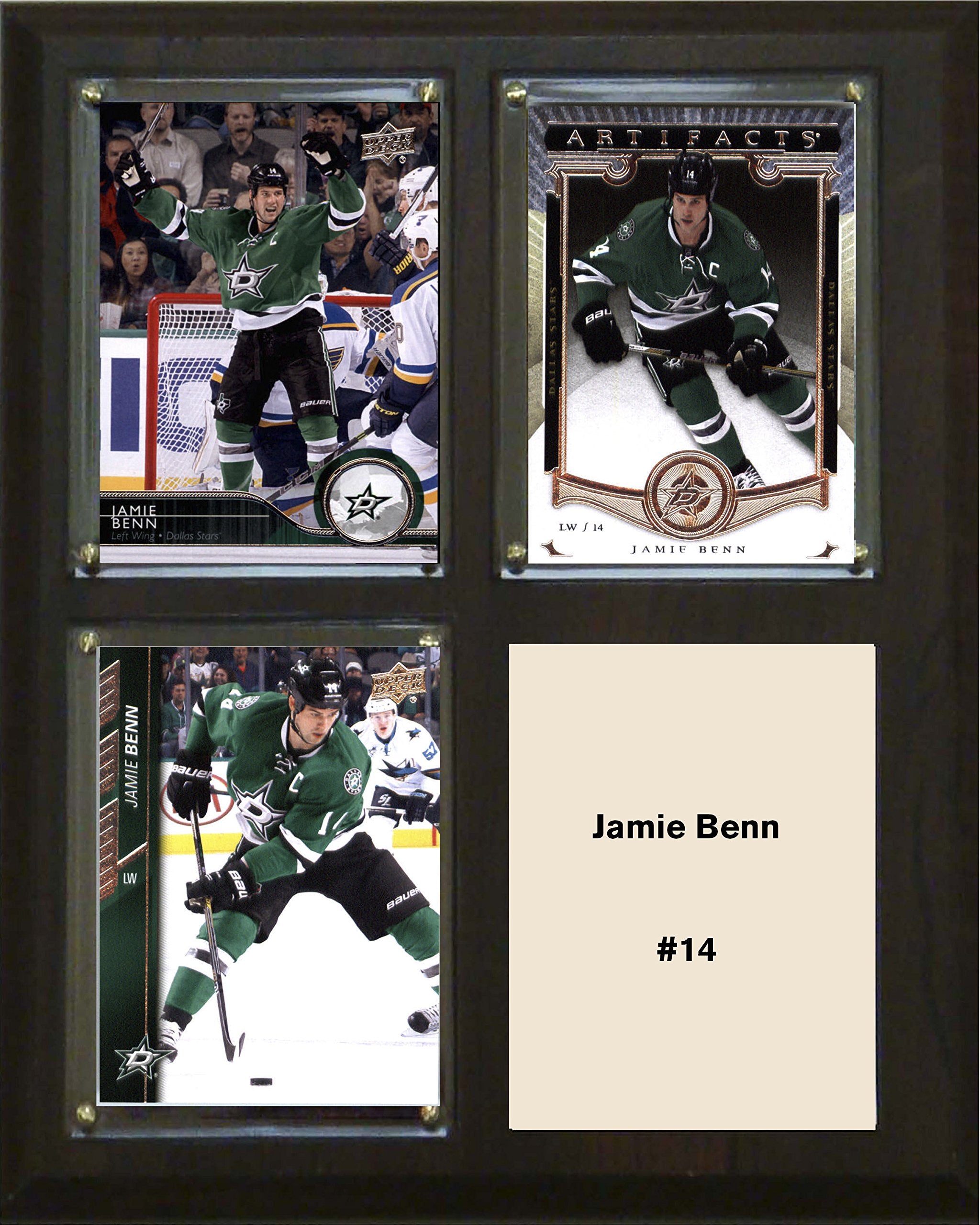 NHL 8x10″ Jamie Benn Dallas Stars Three Card Plaque