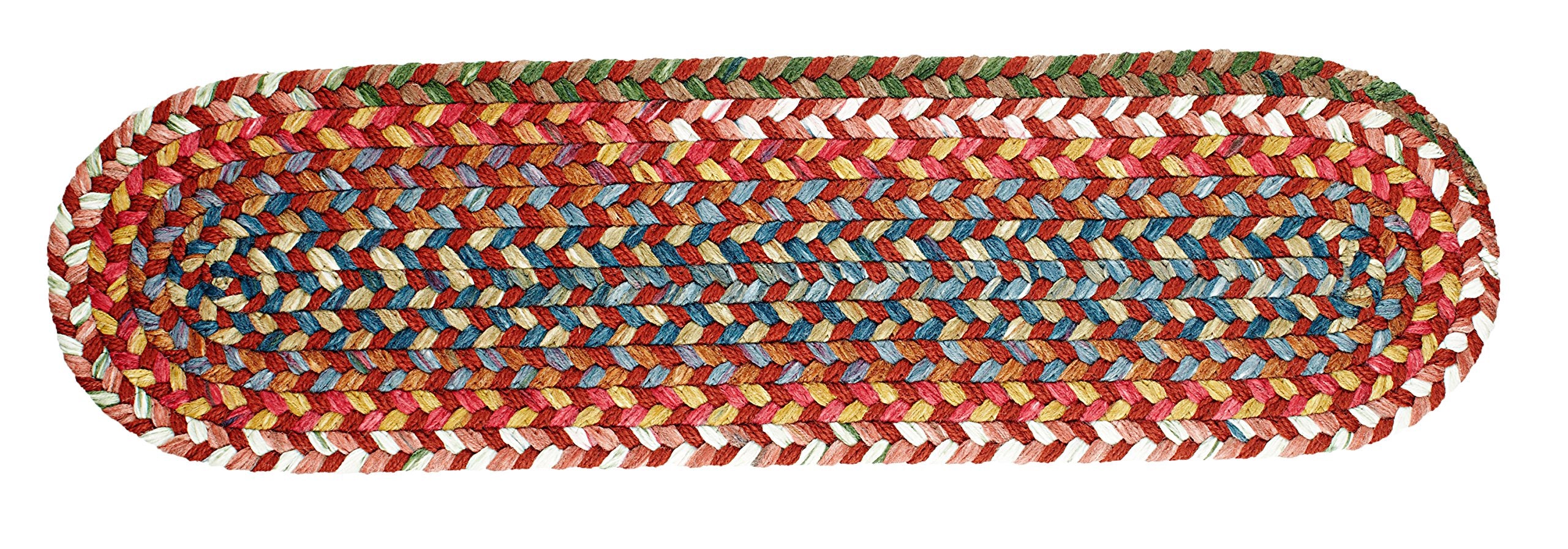 Rhody Rug CJ75A008X028 Braided Area Rugs, Tawny Port , 8 x 28""